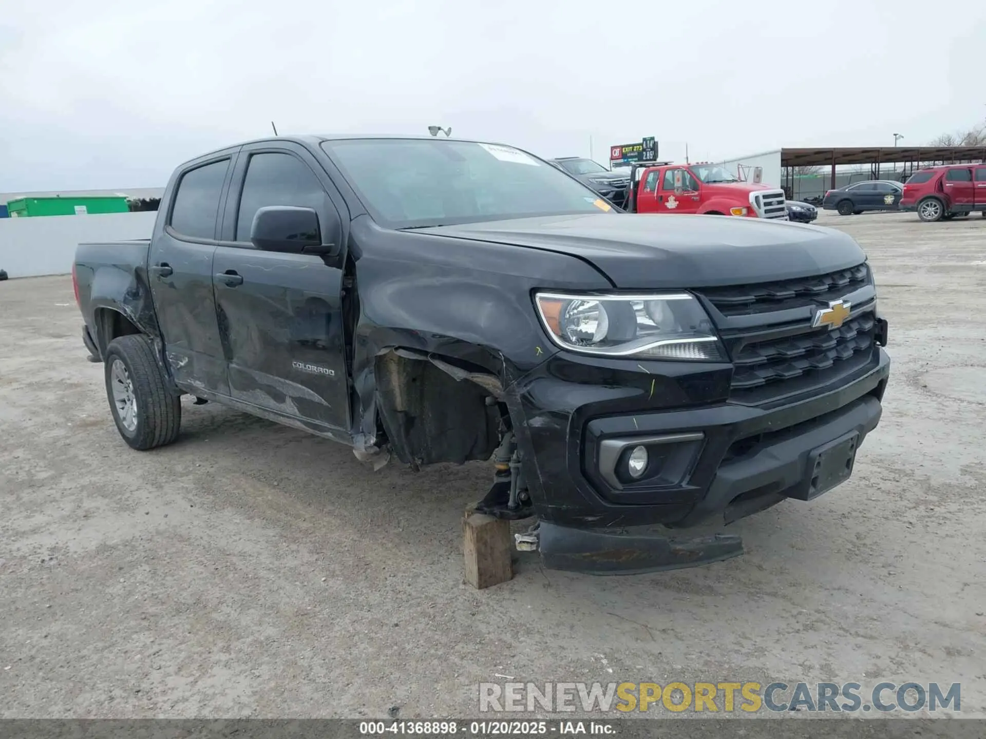 1 fotografías del automóvil dañado 1GCGSCEA5N1320105 CHEVROLET COLORADO 2022