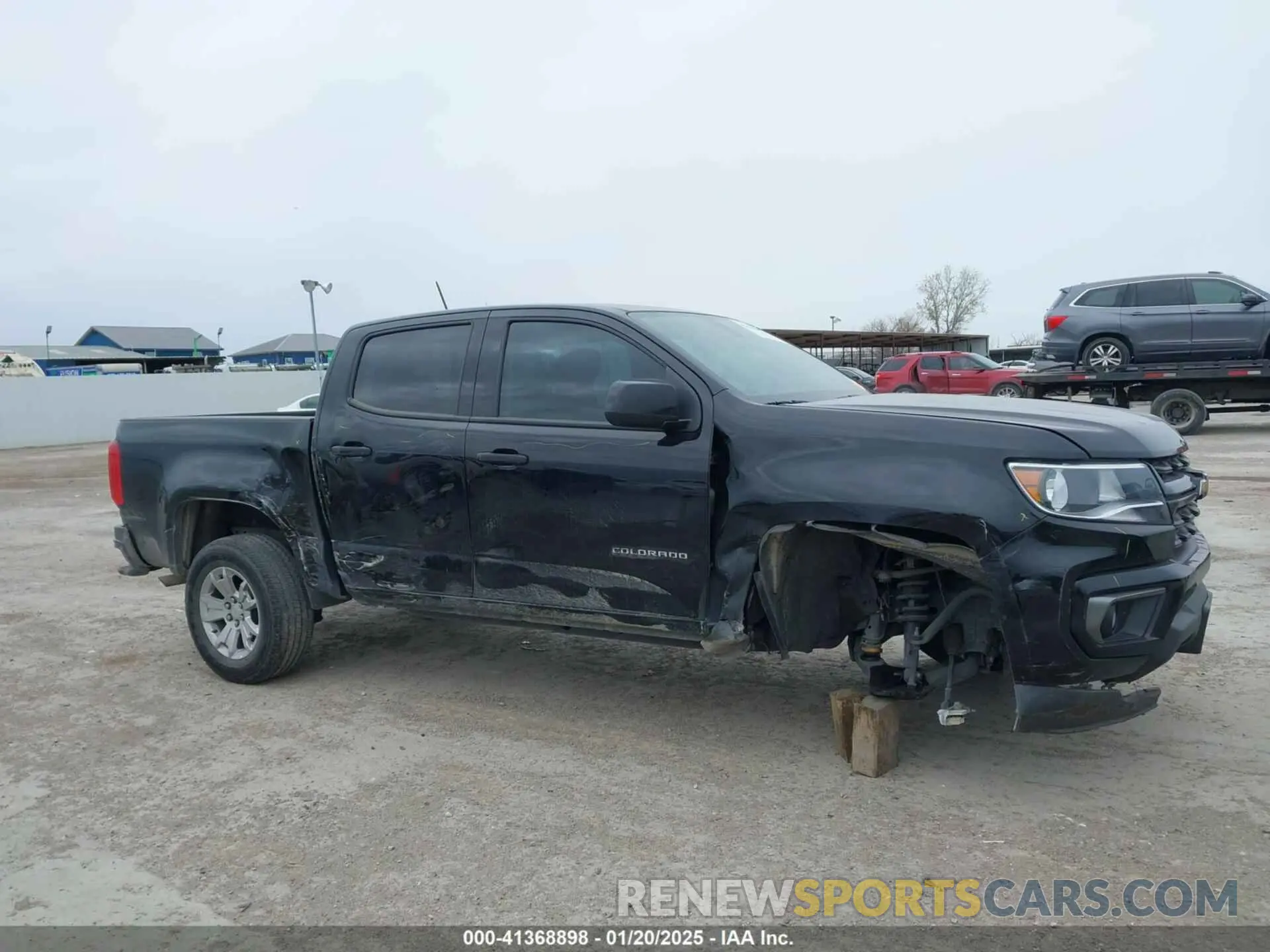 6 fotografías del automóvil dañado 1GCGSCEA5N1320105 CHEVROLET COLORADO 2022