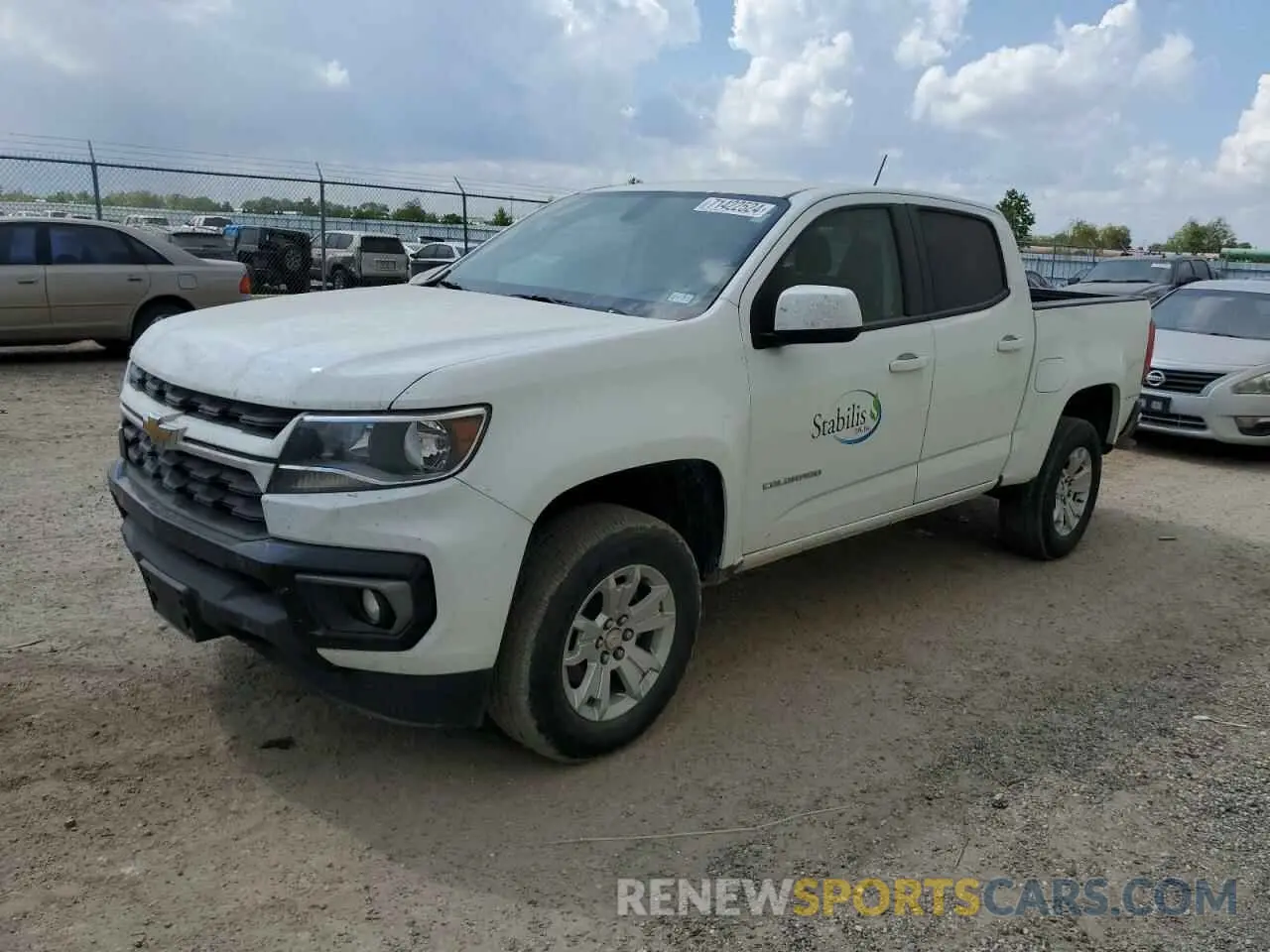 1 fotografías del automóvil dañado 1GCGSCEA6N1309971 CHEVROLET COLORADO 2022