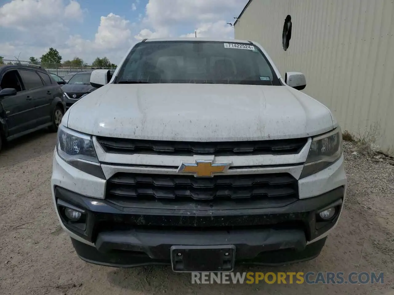 5 fotografías del automóvil dañado 1GCGSCEA6N1309971 CHEVROLET COLORADO 2022