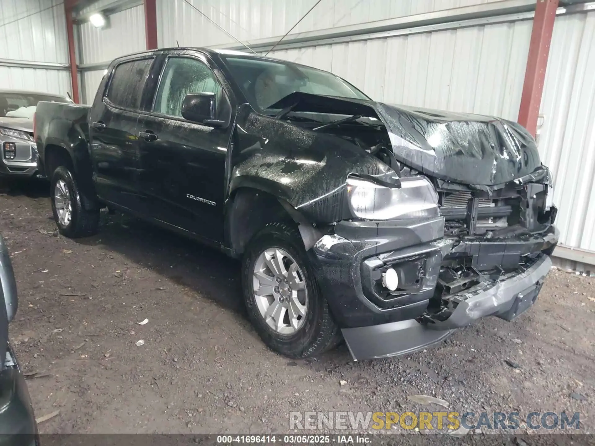 1 fotografías del automóvil dañado 1GCGSCEA6N1320159 CHEVROLET COLORADO 2022