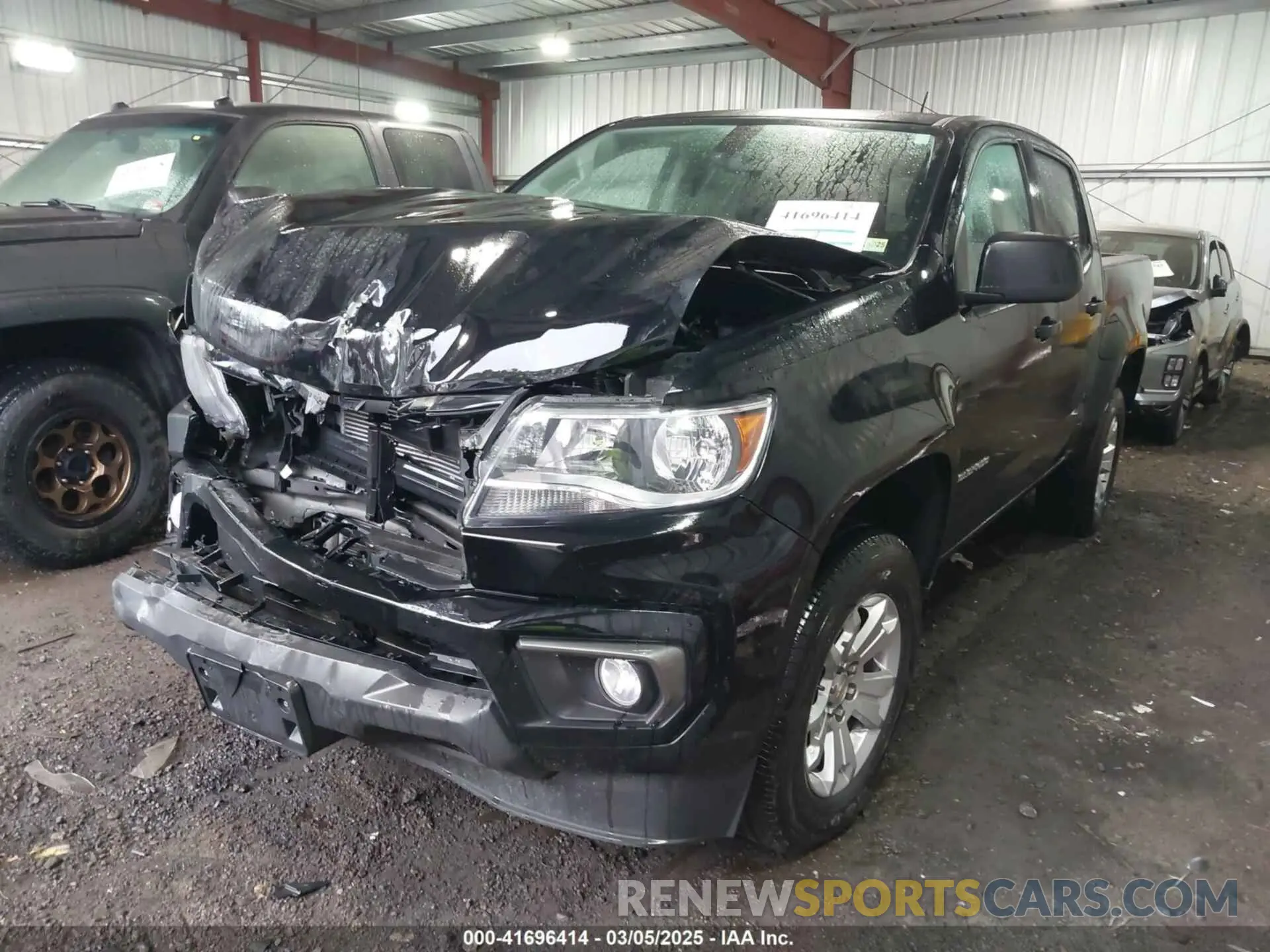 2 fotografías del automóvil dañado 1GCGSCEA6N1320159 CHEVROLET COLORADO 2022