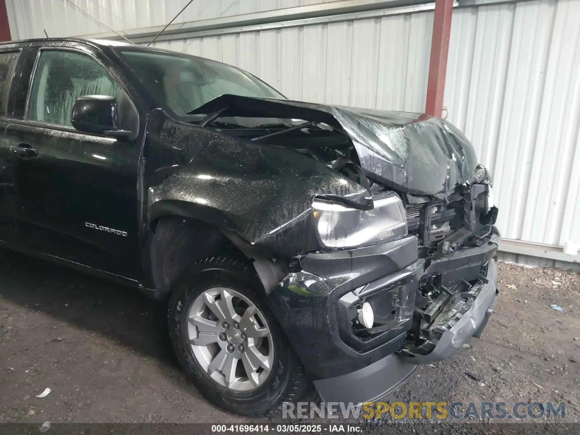 6 fotografías del automóvil dañado 1GCGSCEA6N1320159 CHEVROLET COLORADO 2022