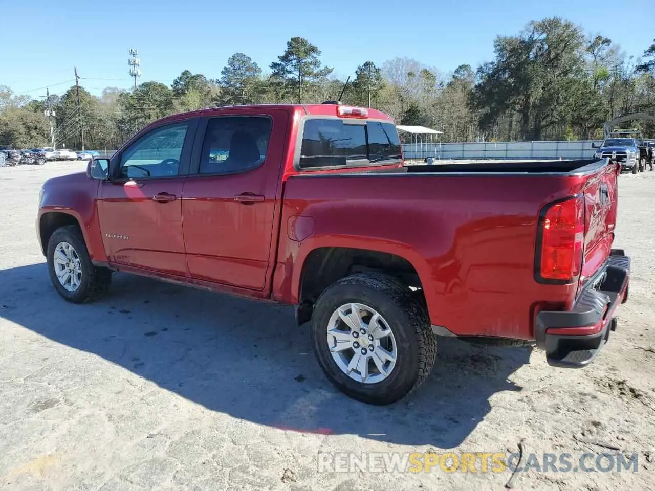 2 fotografías del automóvil dañado 1GCGSCEN0N1113172 CHEVROLET COLORADO 2022