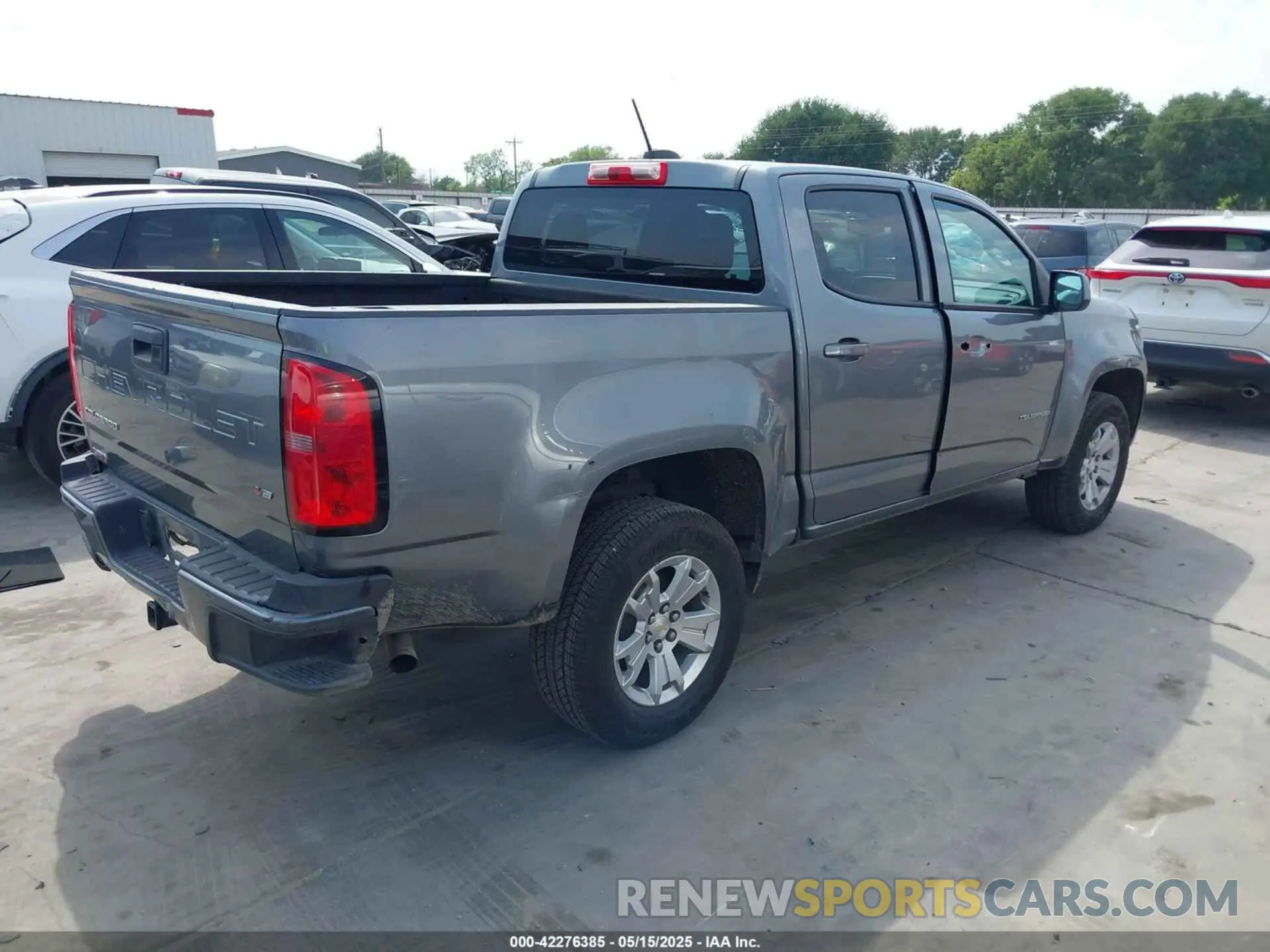 4 fotografías del automóvil dañado 1GCGSCEN3N1308067 CHEVROLET COLORADO 2022