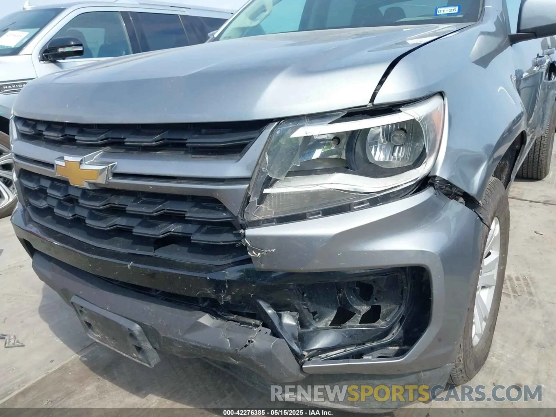 6 fotografías del automóvil dañado 1GCGSCEN3N1308067 CHEVROLET COLORADO 2022