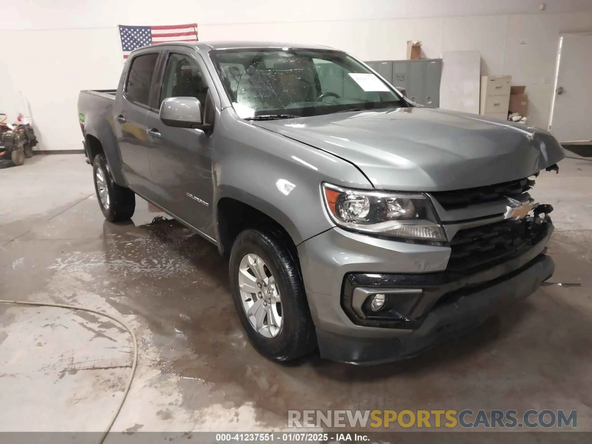 1 fotografías del automóvil dañado 1GCGSCEN7N1251047 CHEVROLET COLORADO 2022