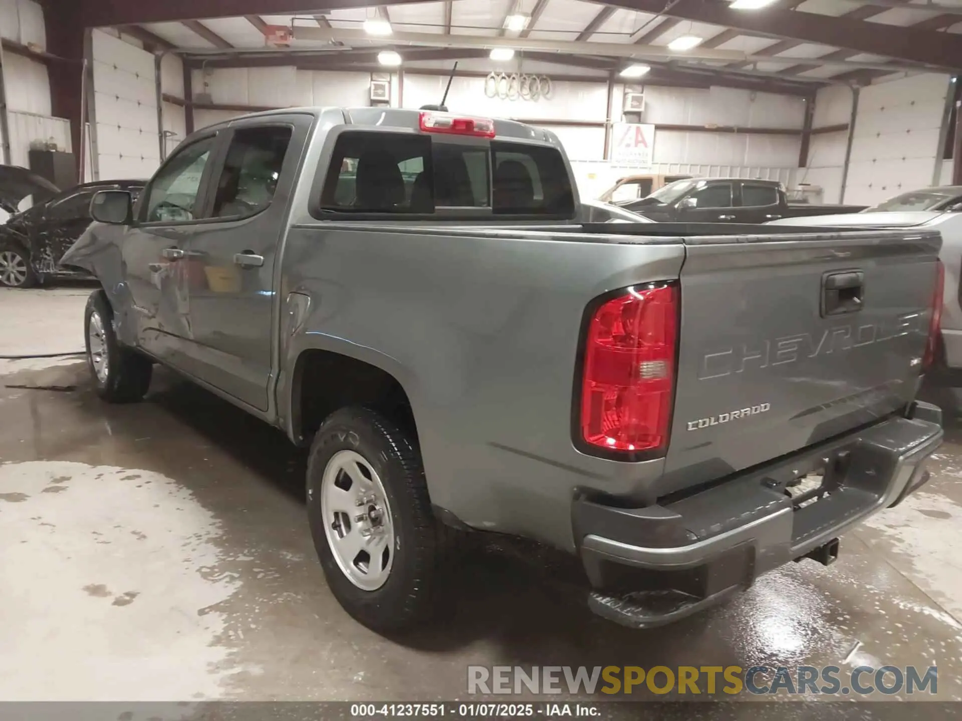 3 fotografías del automóvil dañado 1GCGSCEN7N1251047 CHEVROLET COLORADO 2022