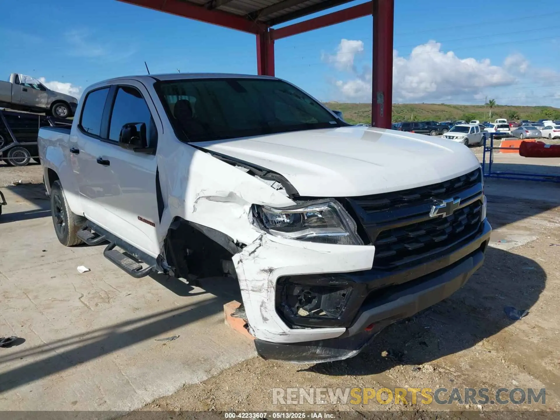 1 fotografías del automóvil dañado 1GCGSCEN8N1212483 CHEVROLET COLORADO 2022