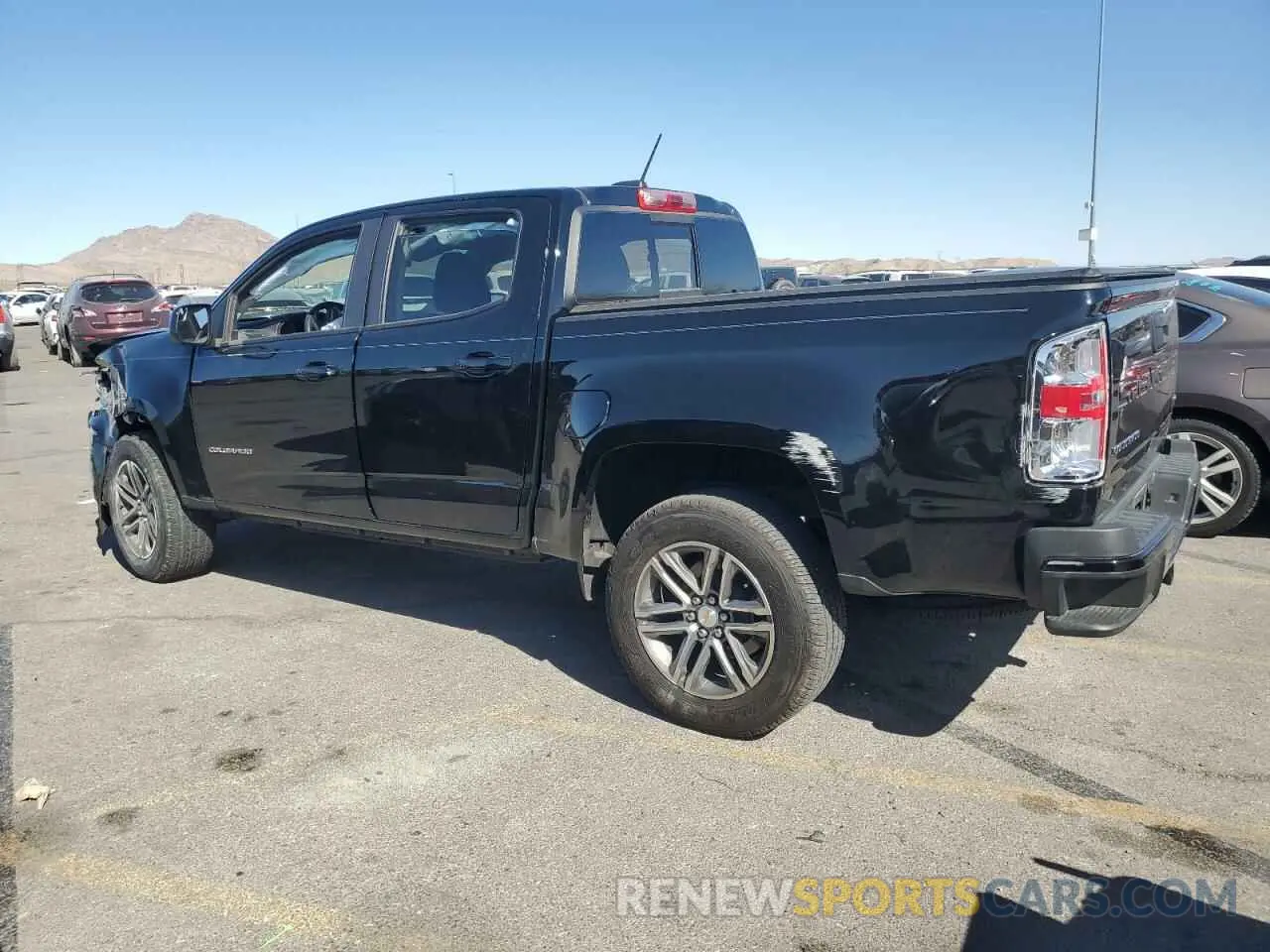 2 fotografías del automóvil dañado 1GCGSCEN9N1242561 CHEVROLET COLORADO 2022