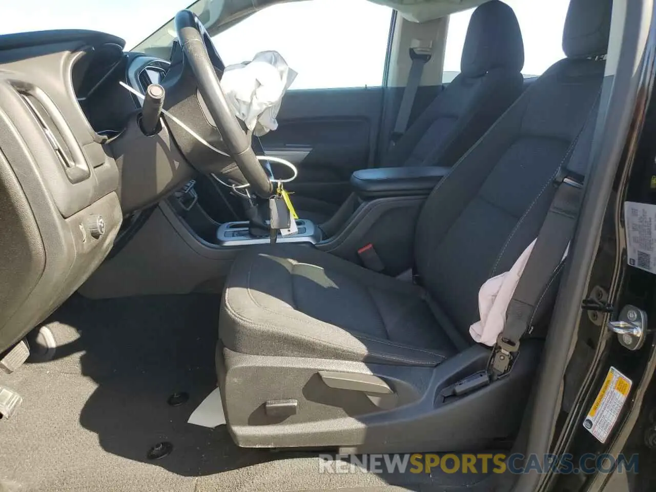 7 fotografías del automóvil dañado 1GCGSCEN9N1242561 CHEVROLET COLORADO 2022