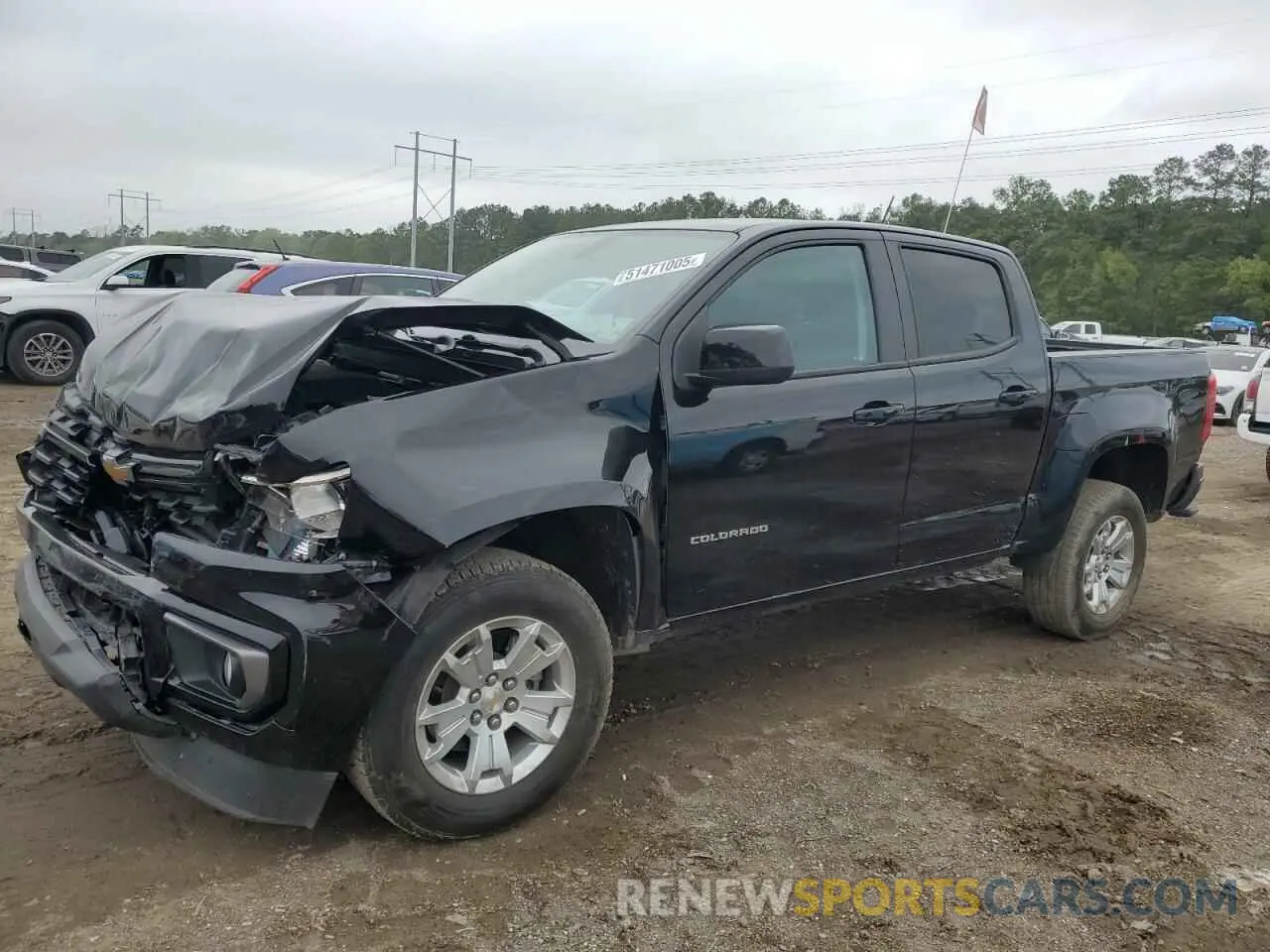 1 fotografías del automóvil dañado 1GCGSCEN9N1248375 CHEVROLET COLORADO 2022