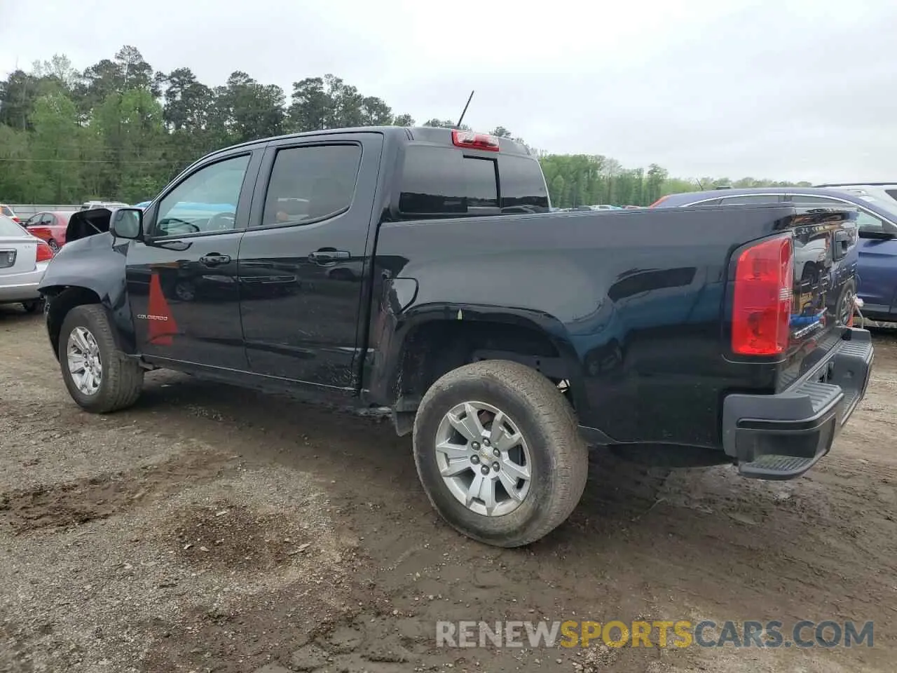 2 fotografías del automóvil dañado 1GCGSCEN9N1248375 CHEVROLET COLORADO 2022