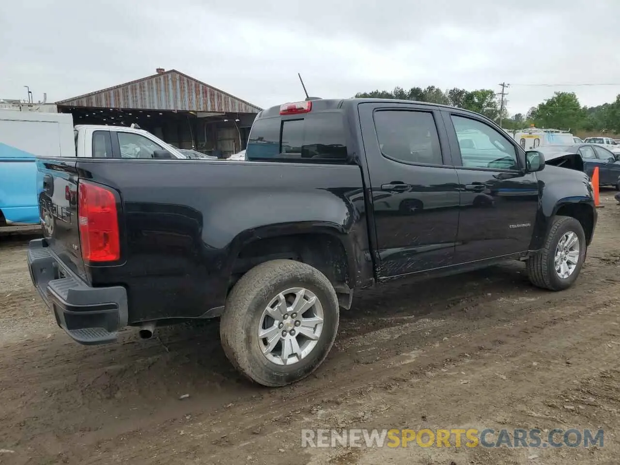 3 fotografías del automóvil dañado 1GCGSCEN9N1248375 CHEVROLET COLORADO 2022