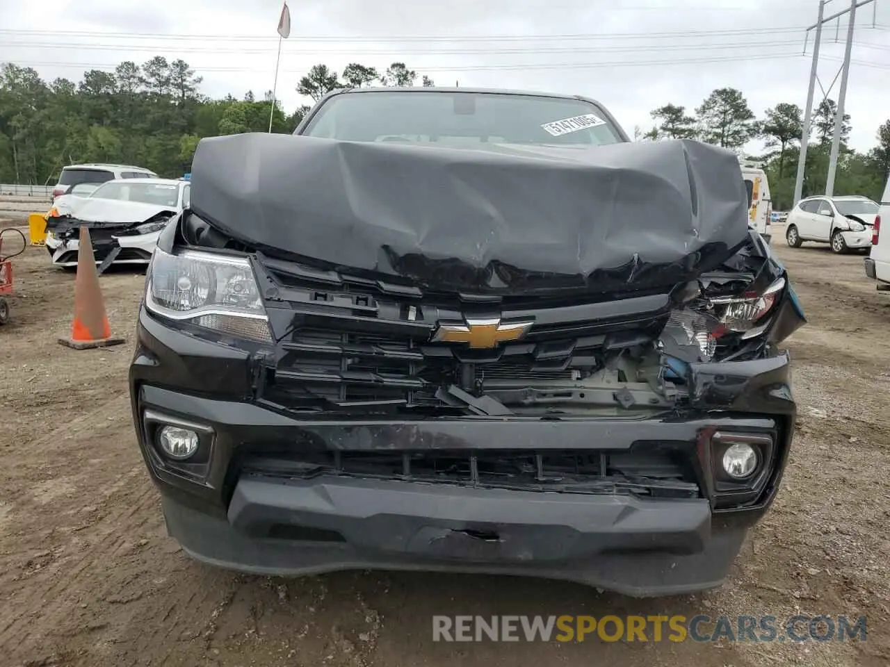 5 fotografías del automóvil dañado 1GCGSCEN9N1248375 CHEVROLET COLORADO 2022
