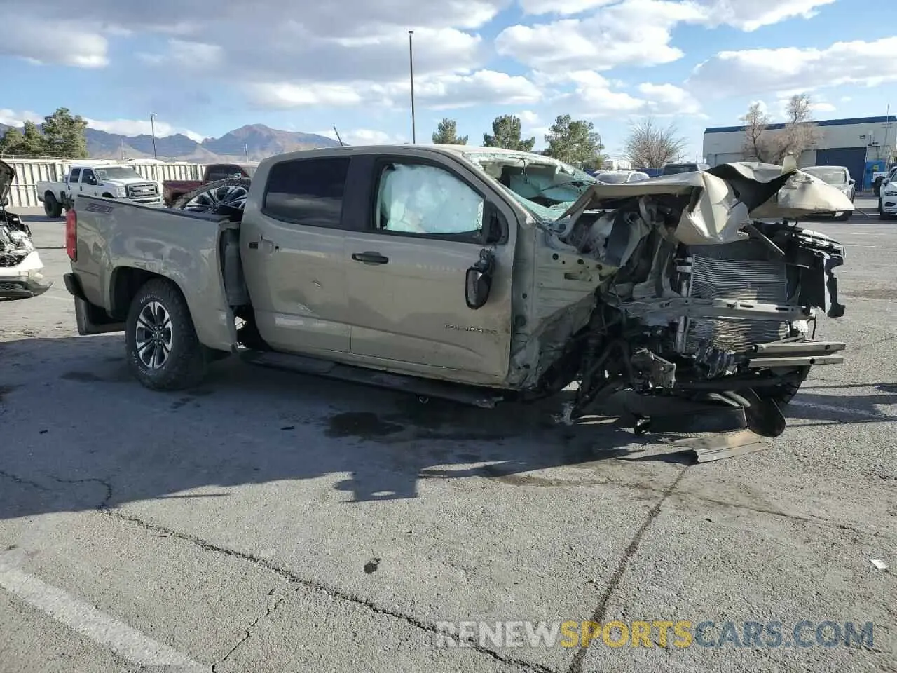 4 fotografías del automóvil dañado 1GCGSDEN4N1224278 CHEVROLET COLORADO 2022