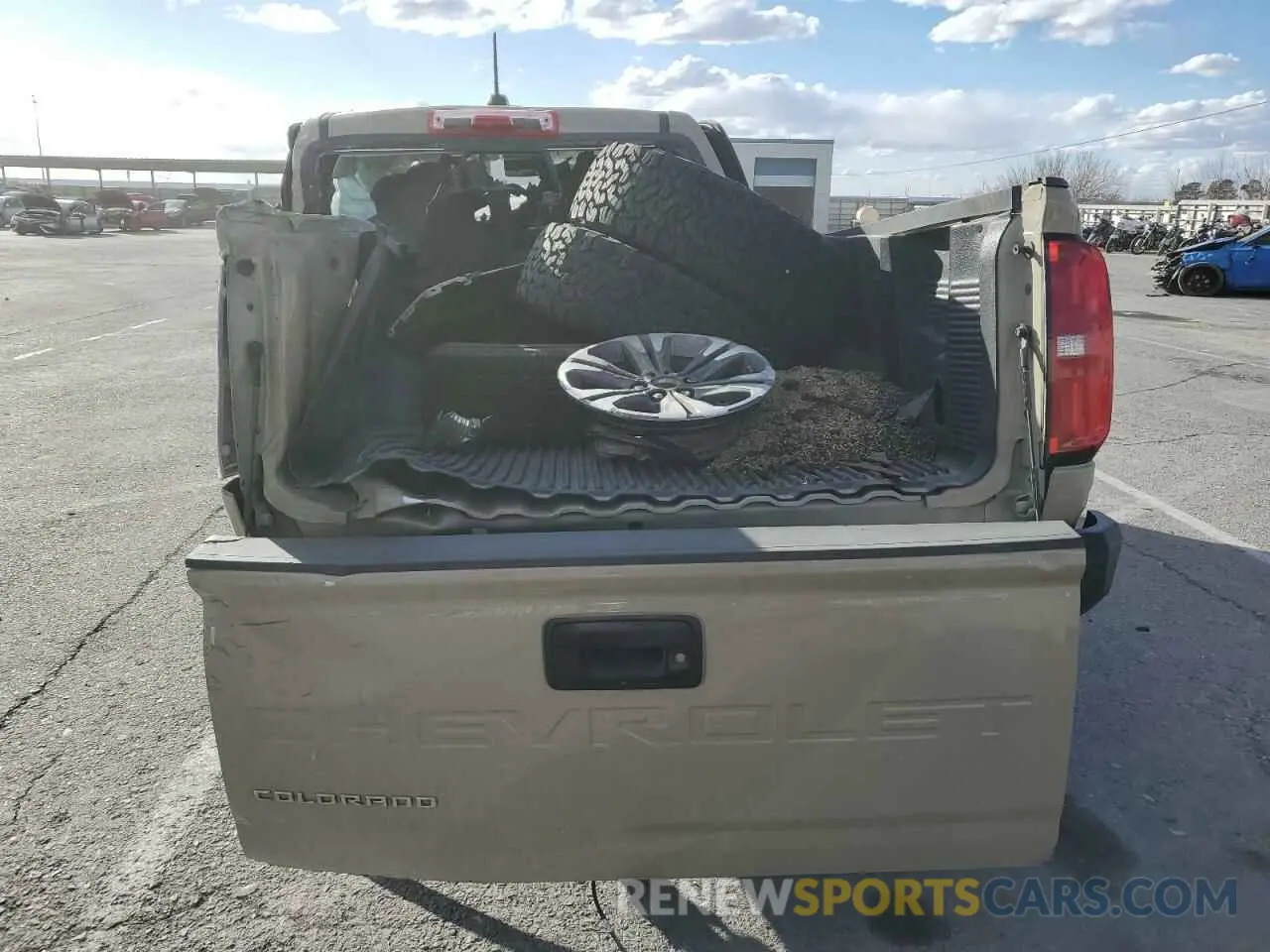 6 fotografías del automóvil dañado 1GCGSDEN4N1224278 CHEVROLET COLORADO 2022