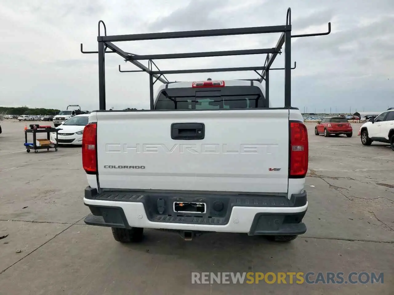 6 fotografías del automóvil dañado 1GCGSDEN4N1265865 CHEVROLET COLORADO 2022