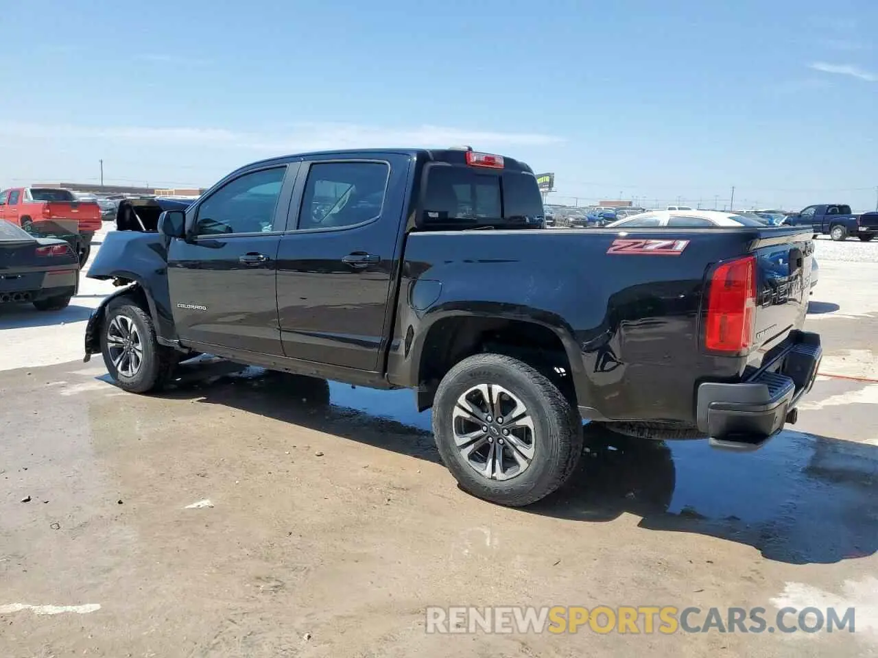 2 fotografías del automóvil dañado 1GCGSDEN6N1204453 CHEVROLET COLORADO 2022