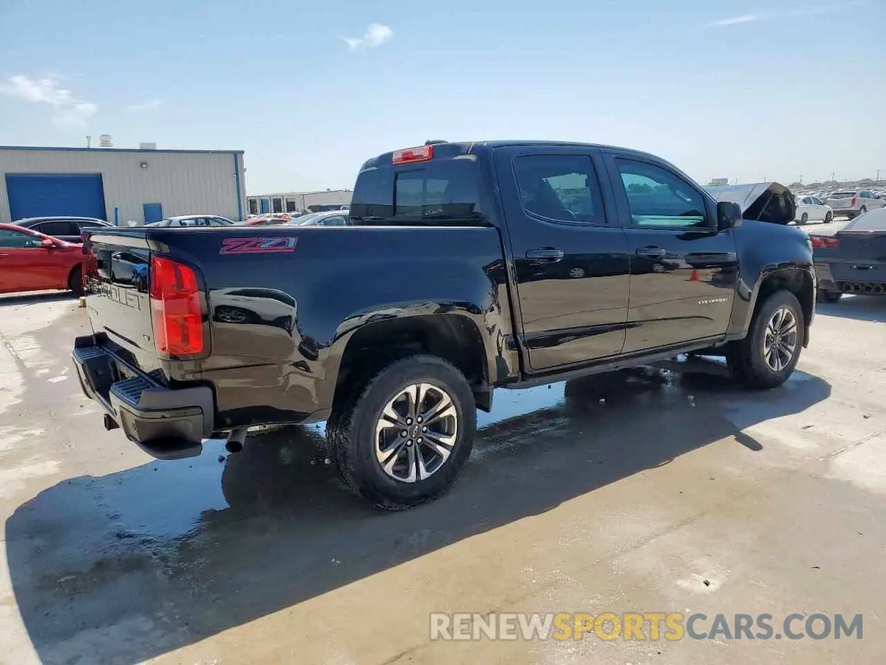 3 fotografías del automóvil dañado 1GCGSDEN6N1204453 CHEVROLET COLORADO 2022