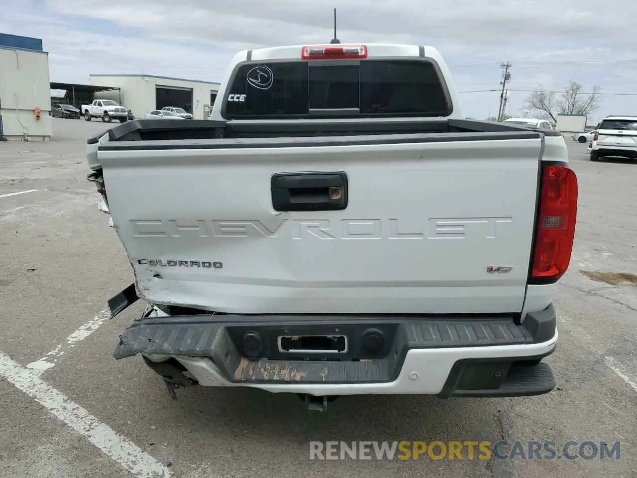 6 fotografías del automóvil dañado 1GCGSDEN7N1143761 CHEVROLET COLORADO 2022