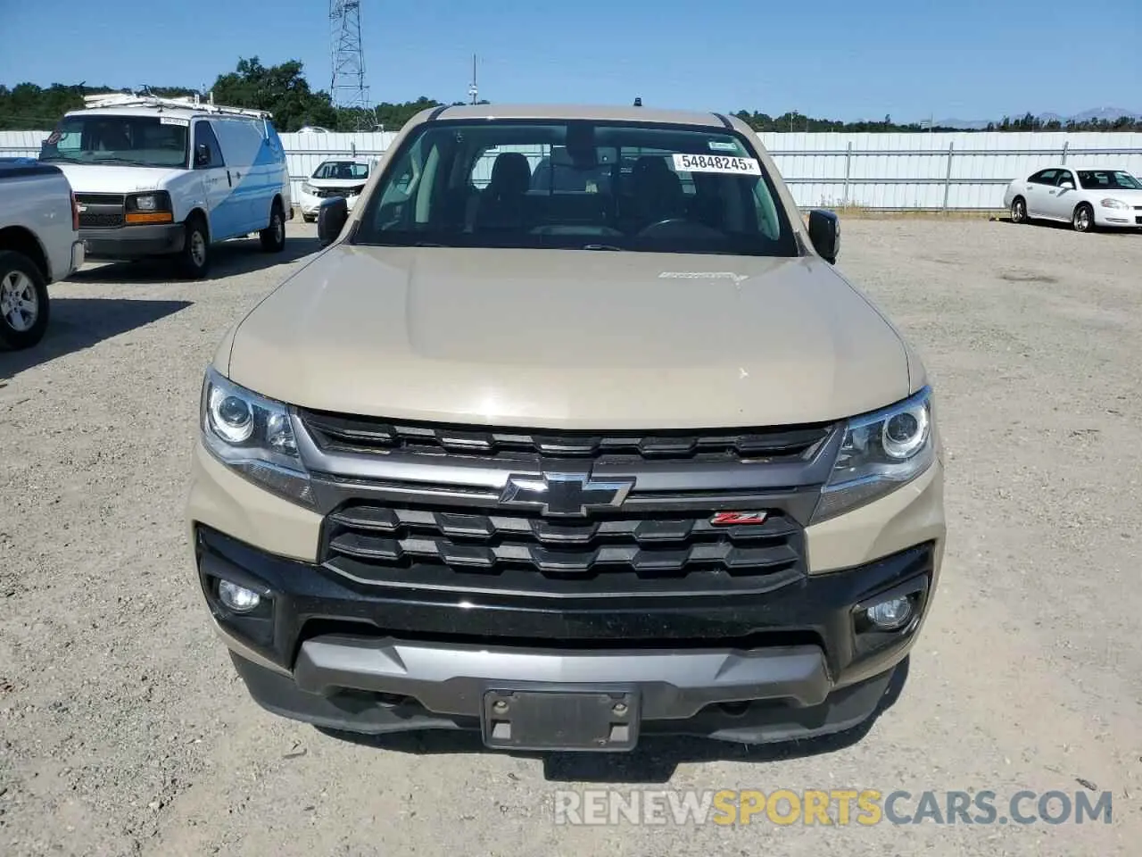 5 fotografías del automóvil dañado 1GCGSDEN7N1185041 CHEVROLET COLORADO 2022