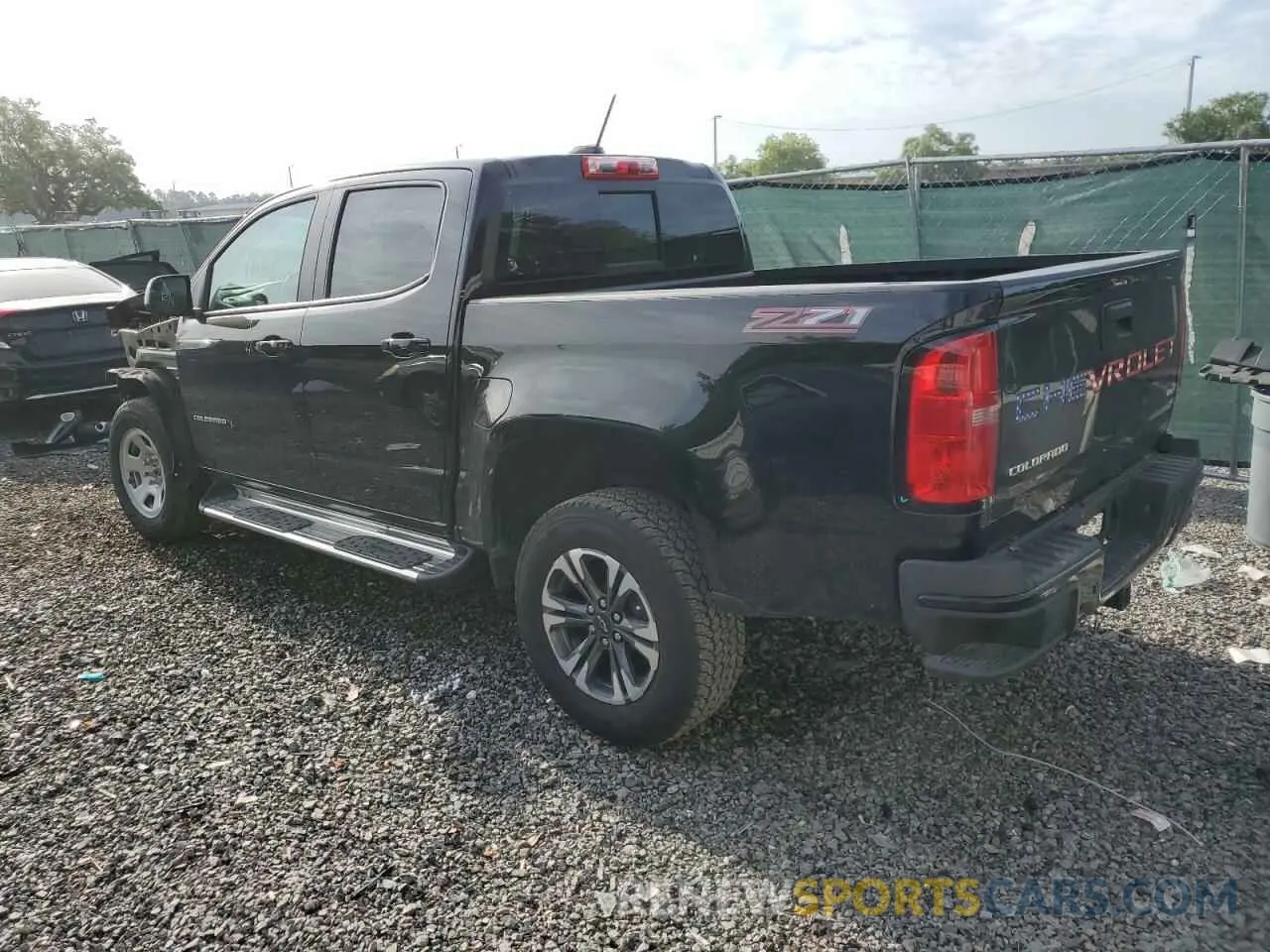 2 fotografías del automóvil dañado 1GCGSDEN7N1185718 CHEVROLET COLORADO 2022