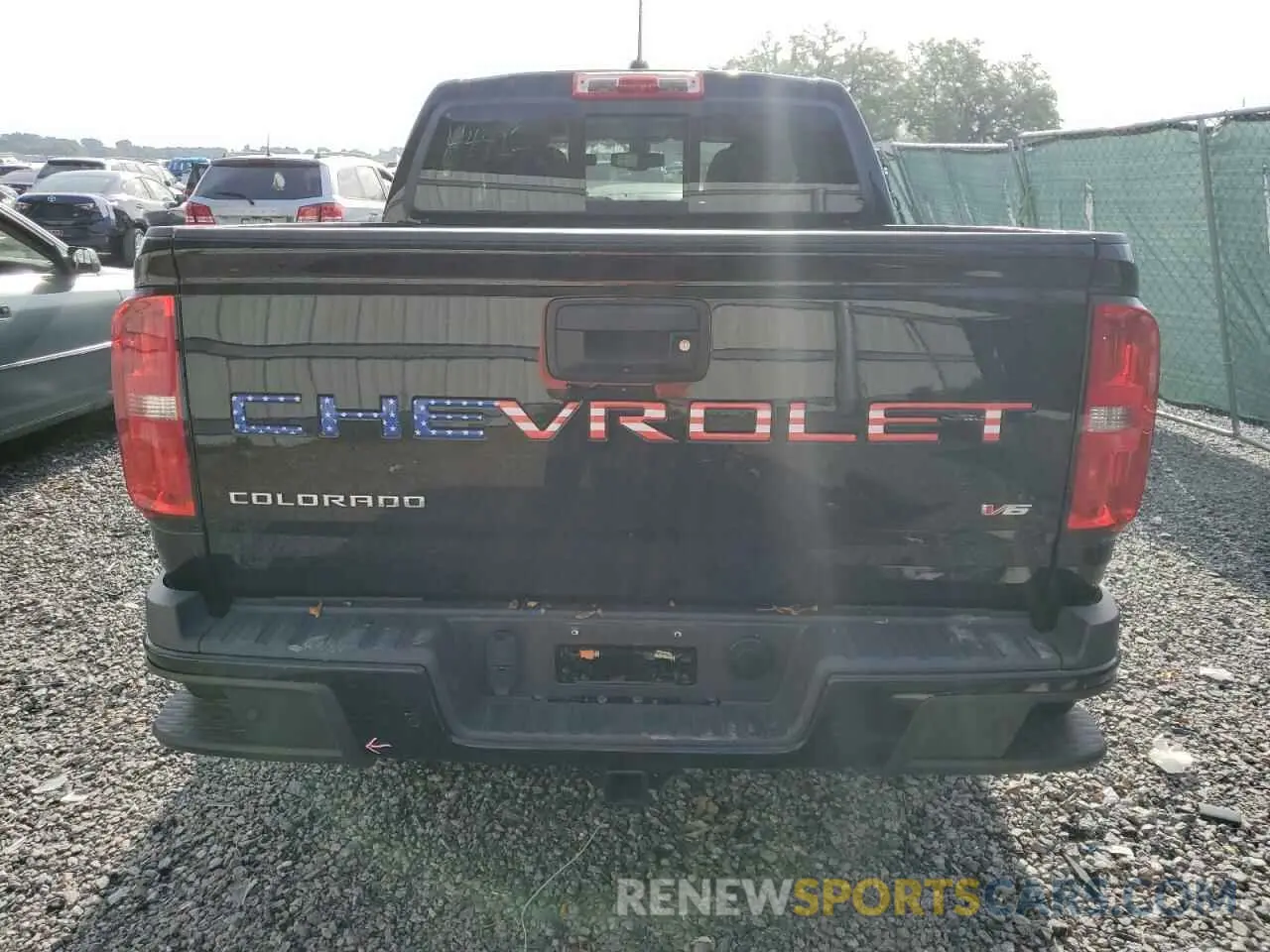 6 fotografías del automóvil dañado 1GCGSDEN7N1185718 CHEVROLET COLORADO 2022