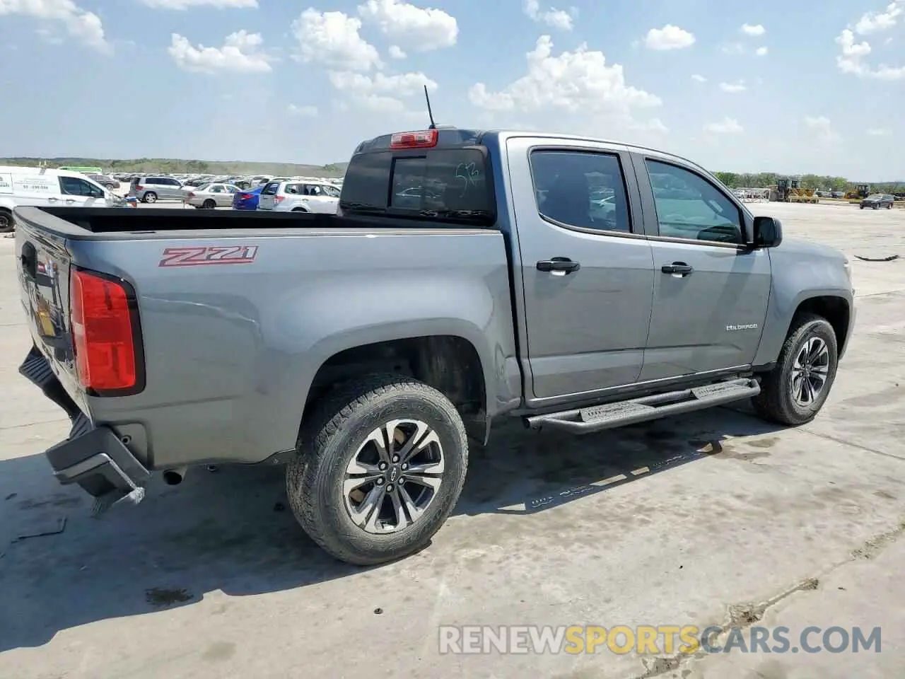 2 fotografías del automóvil dañado 1GCGSDEN8N1217141 CHEVROLET COLORADO 2022