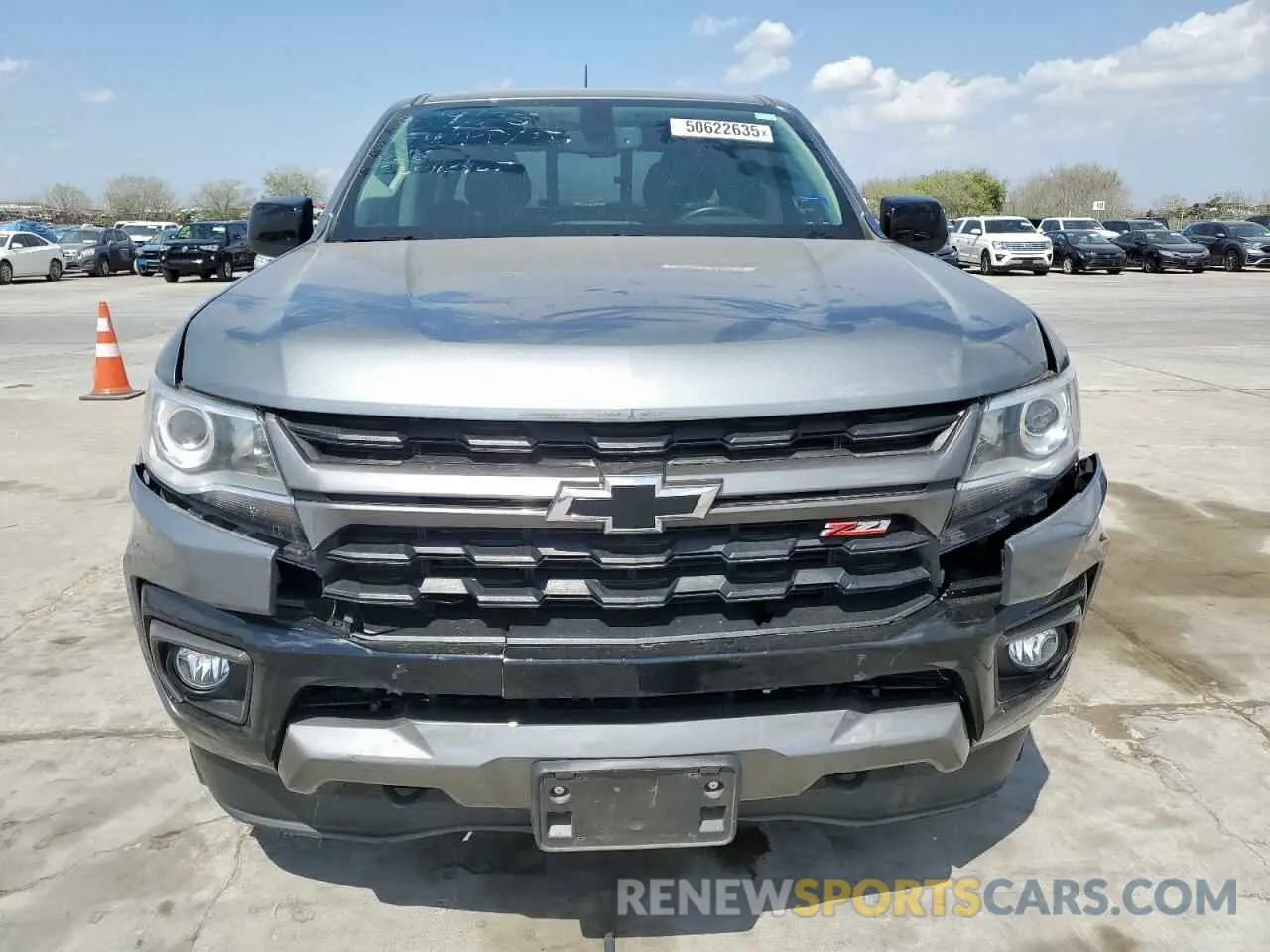 3 fotografías del automóvil dañado 1GCGSDEN8N1217141 CHEVROLET COLORADO 2022