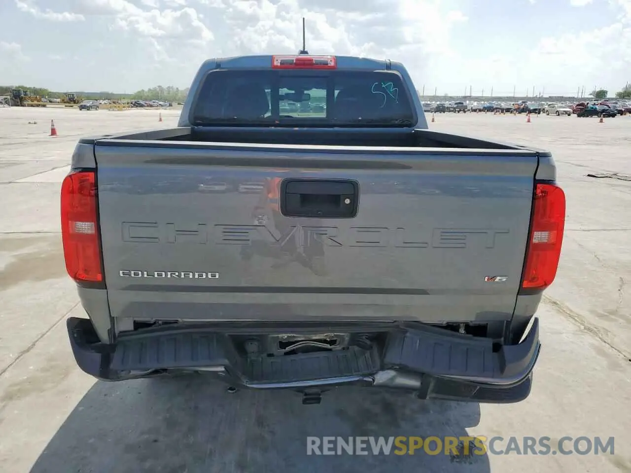 4 fotografías del automóvil dañado 1GCGSDEN8N1217141 CHEVROLET COLORADO 2022