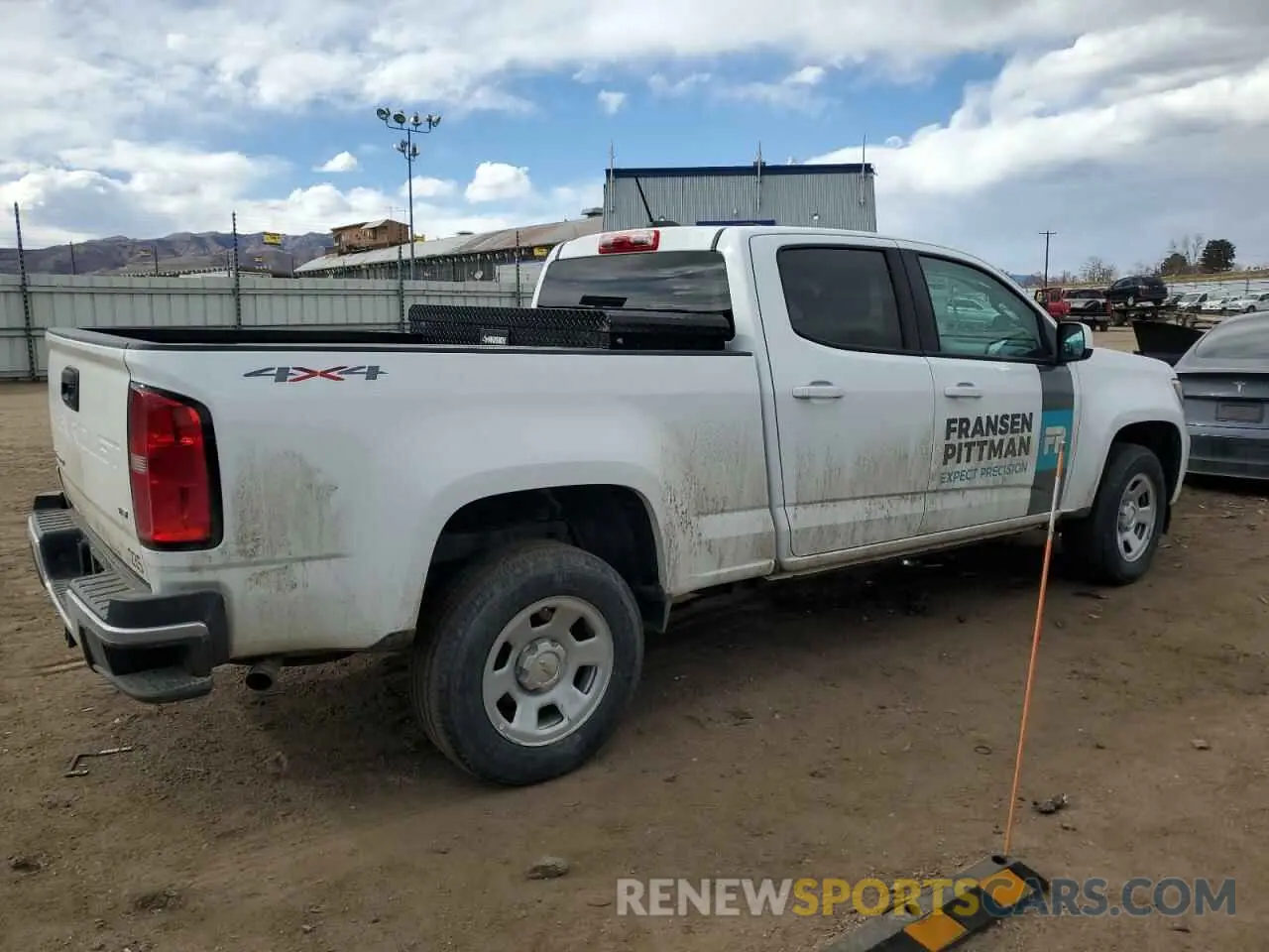 3 fotografías del automóvil dañado 1GCGTBEN0N1120839 CHEVROLET COLORADO 2022