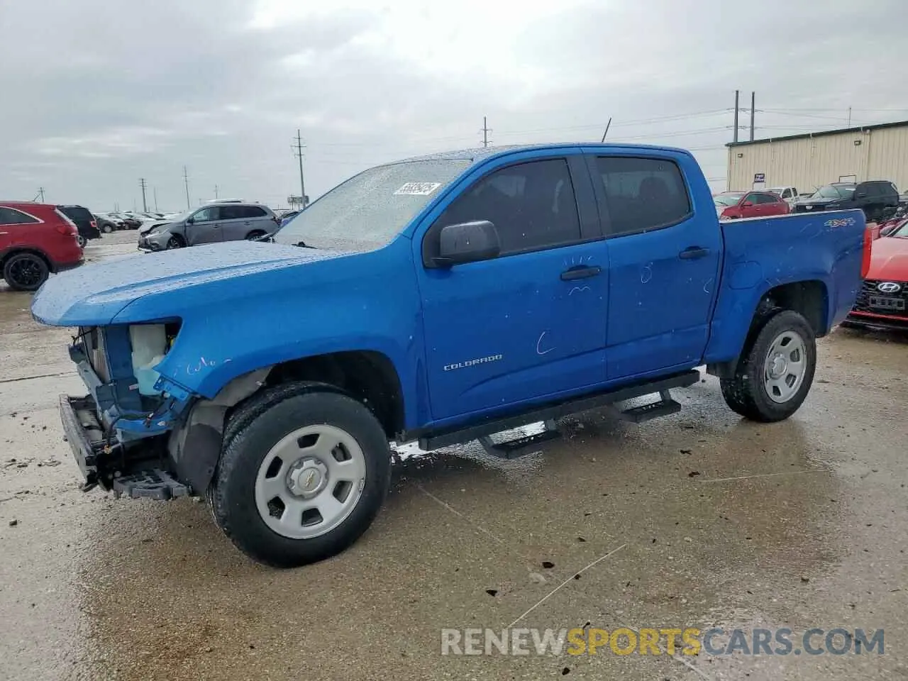 1 fotografías del automóvil dañado 1GCGTBEN1N1104312 CHEVROLET COLORADO 2022