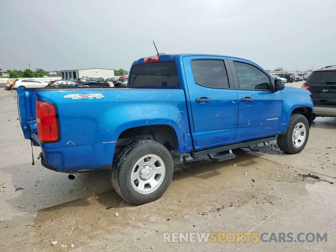3 fotografías del automóvil dañado 1GCGTBEN1N1104312 CHEVROLET COLORADO 2022