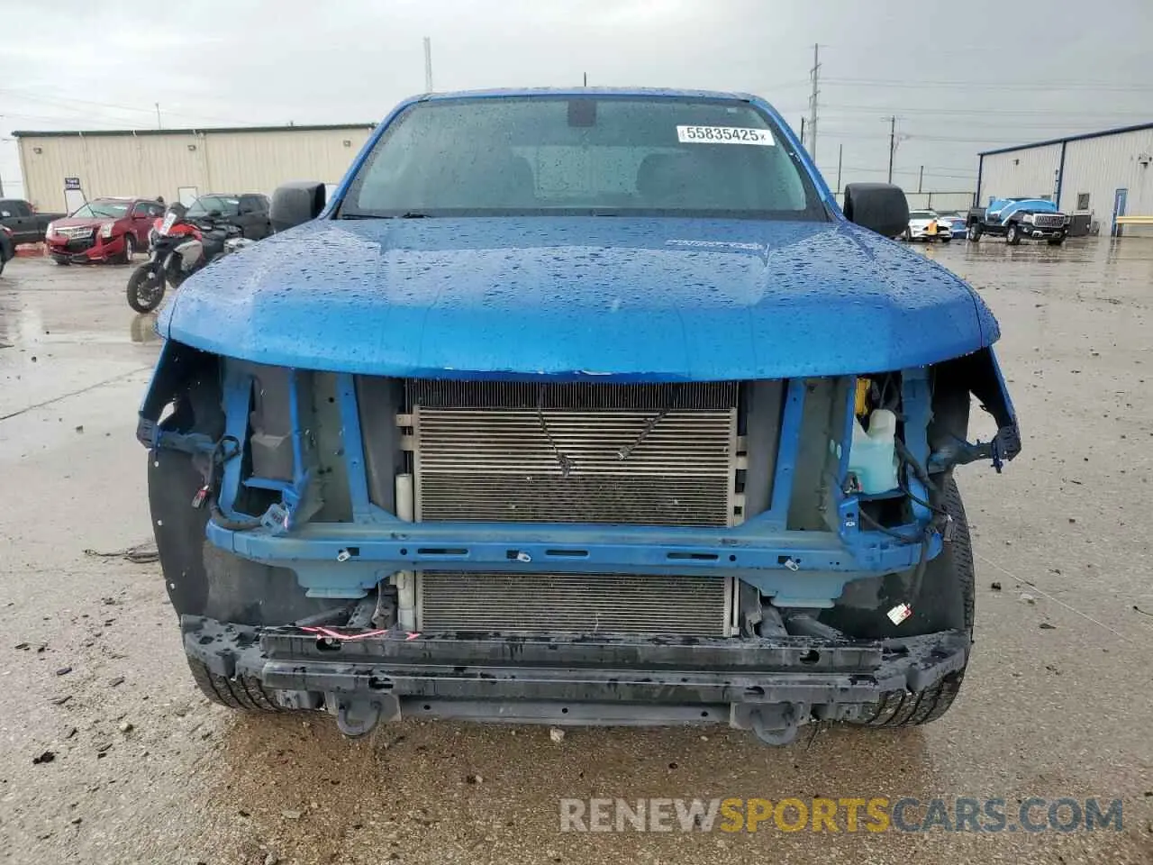 5 fotografías del automóvil dañado 1GCGTBEN1N1104312 CHEVROLET COLORADO 2022