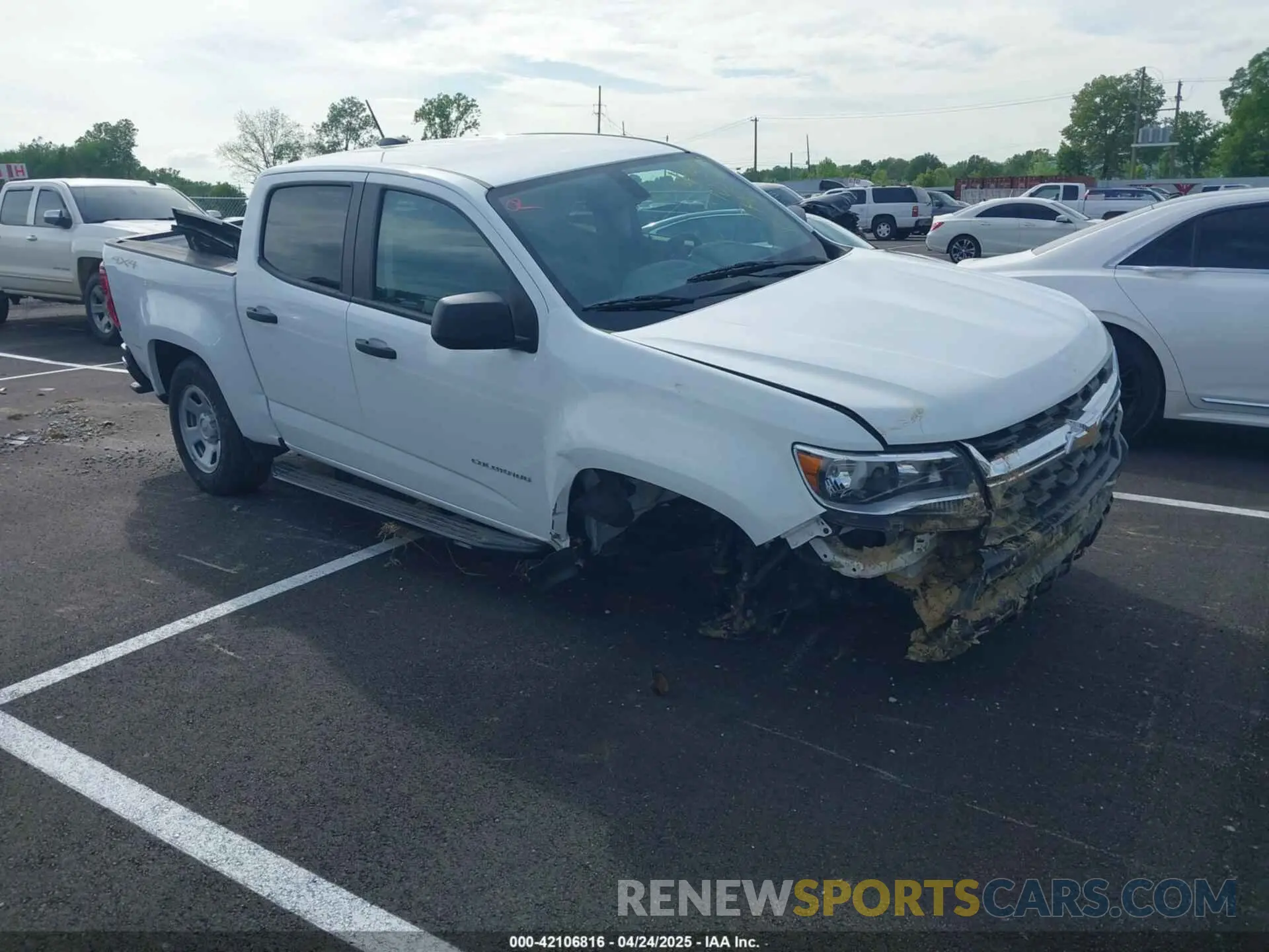 1 fotografías del automóvil dañado 1GCGTBEN6N1127343 CHEVROLET COLORADO 2022