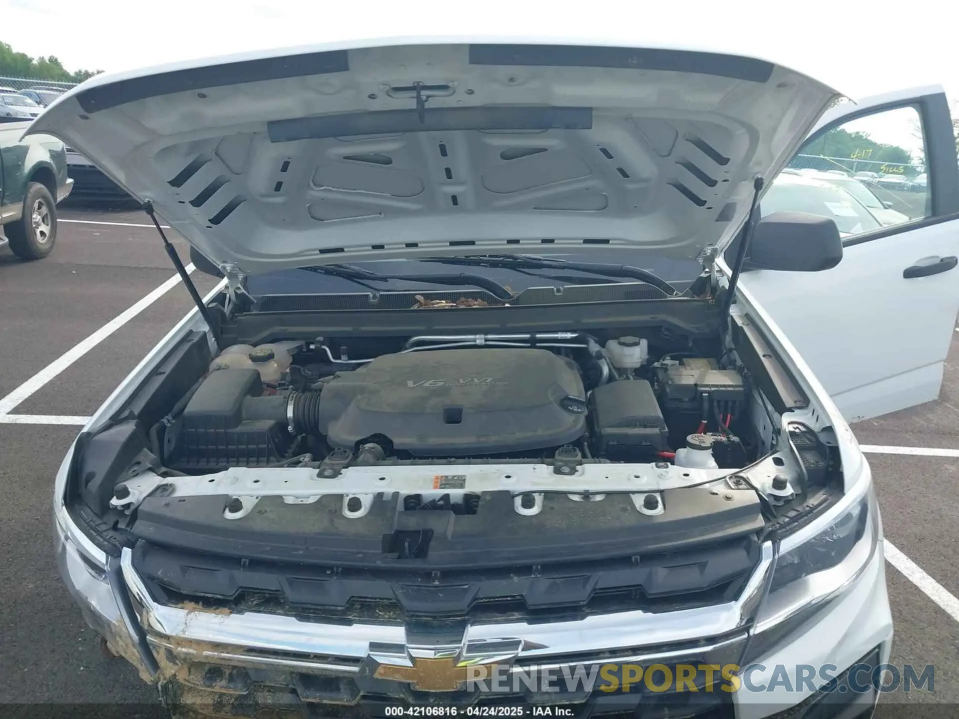 10 fotografías del automóvil dañado 1GCGTBEN6N1127343 CHEVROLET COLORADO 2022