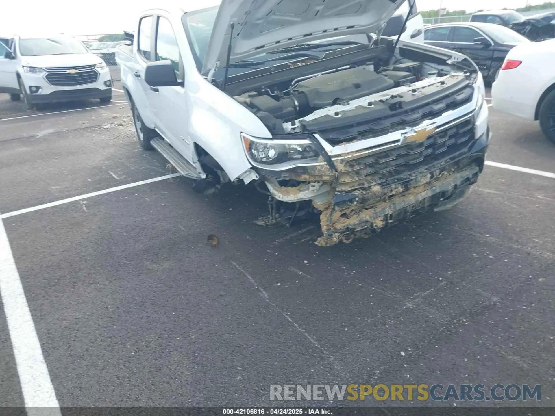 6 fotografías del automóvil dañado 1GCGTBEN6N1127343 CHEVROLET COLORADO 2022