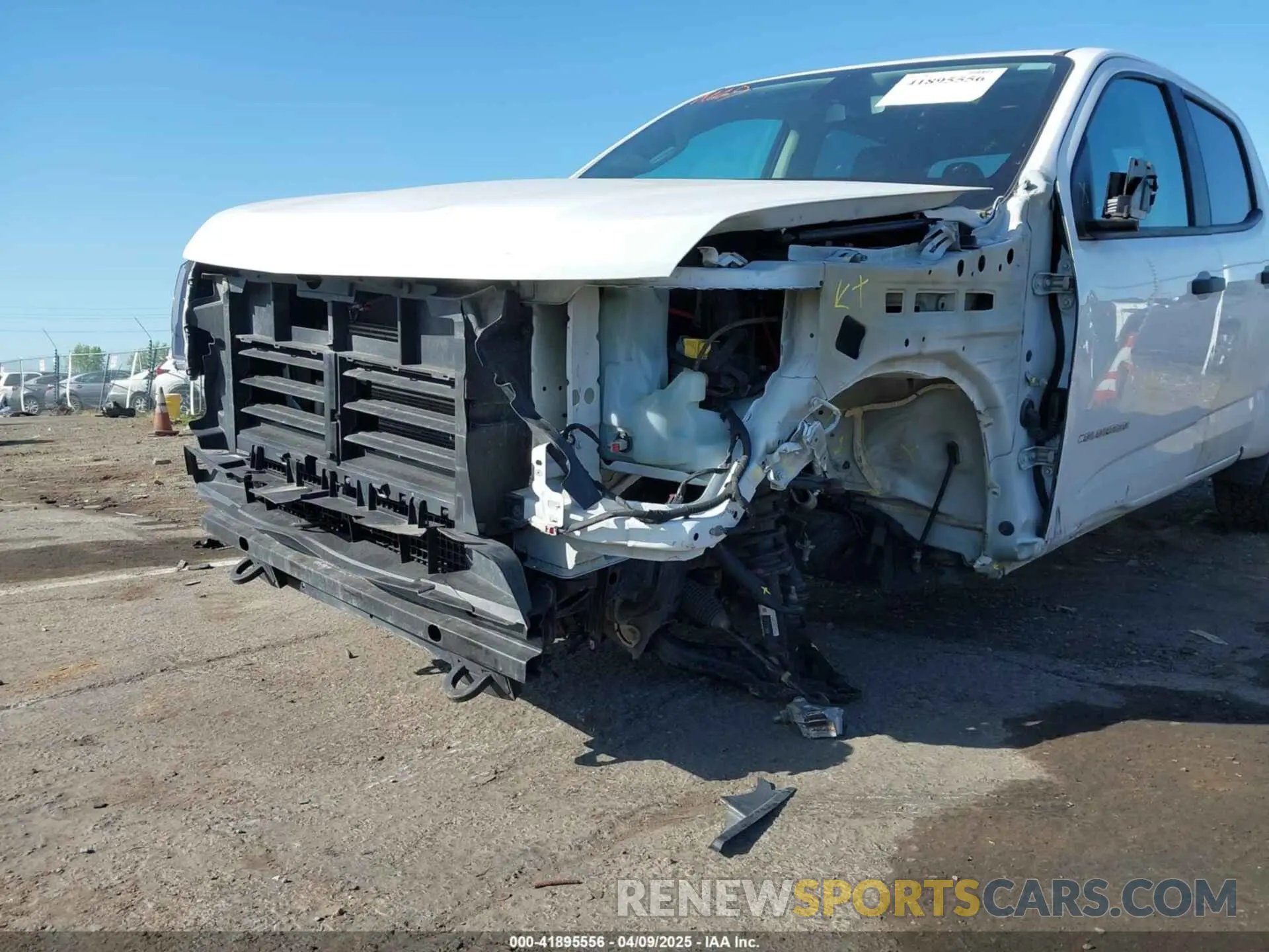 6 fotografías del automóvil dañado 1GCGTBEN7N1284766 CHEVROLET COLORADO 2022