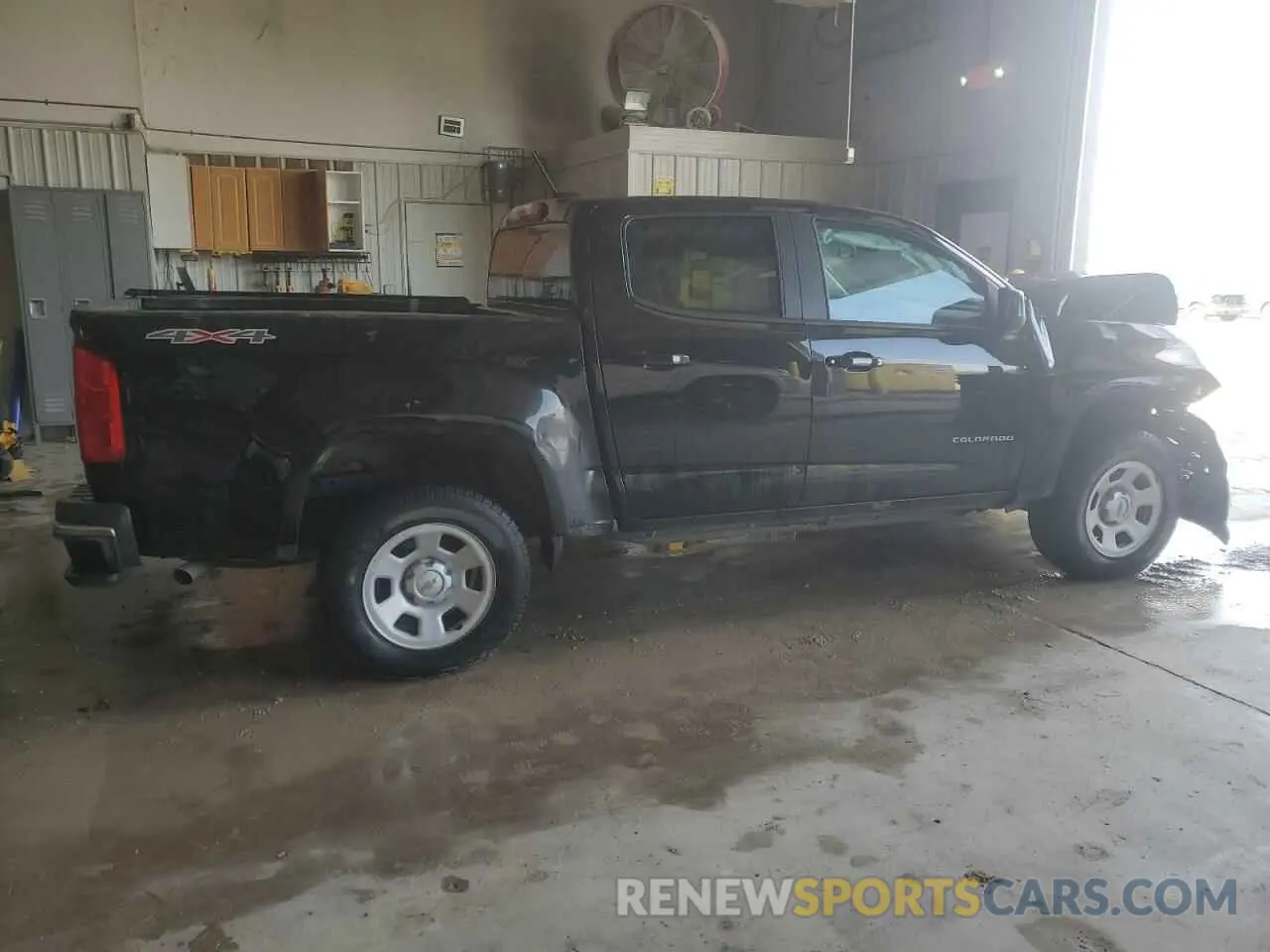 3 fotografías del automóvil dañado 1GCGTBENXN1120685 CHEVROLET COLORADO 2022