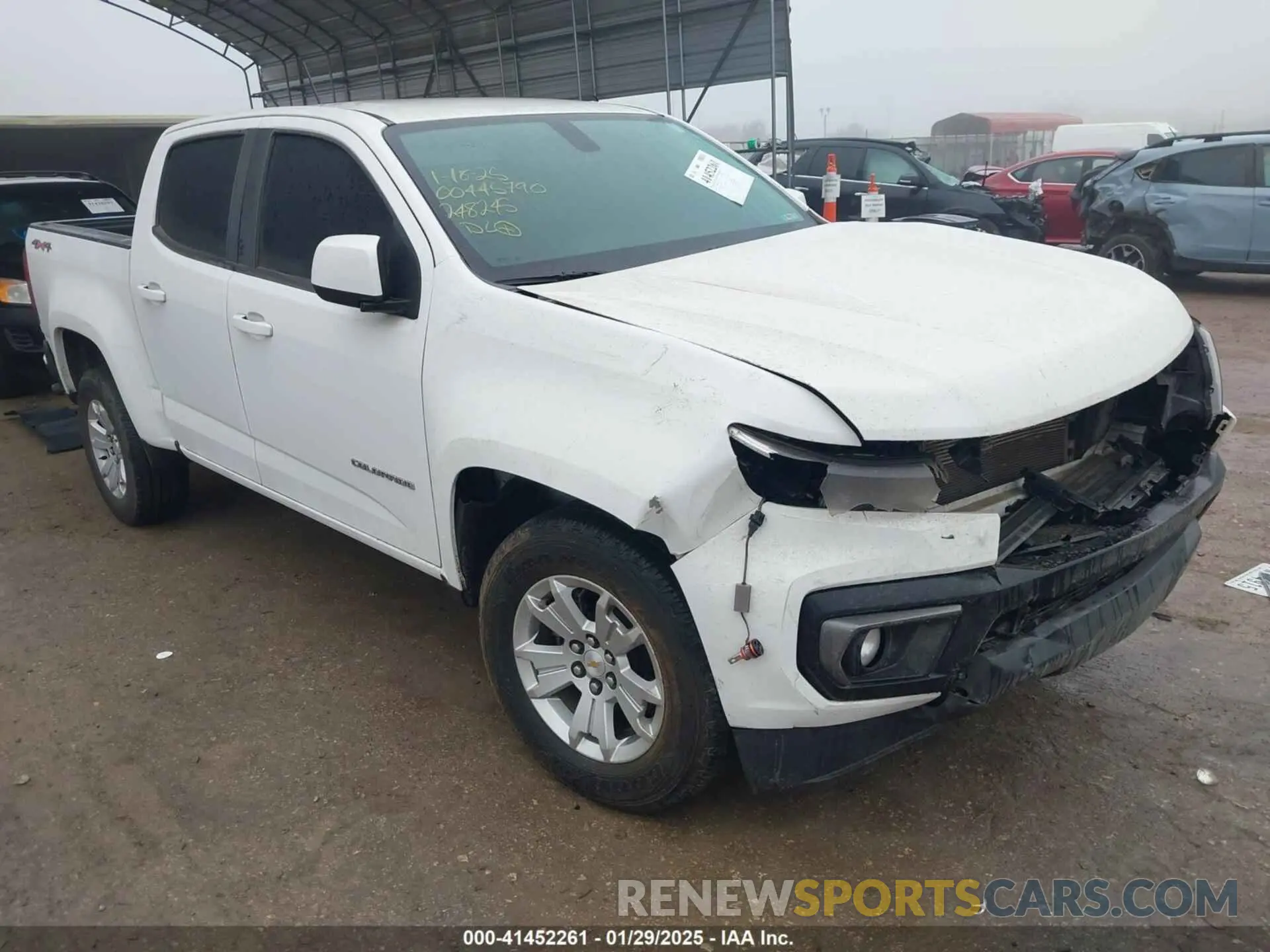 1 fotografías del automóvil dañado 1GCGTCEN0N1248245 CHEVROLET COLORADO 2022