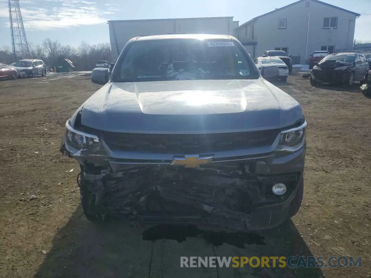 5 fotografías del automóvil dañado 1GCGTCEN4N1182573 CHEVROLET COLORADO 2022