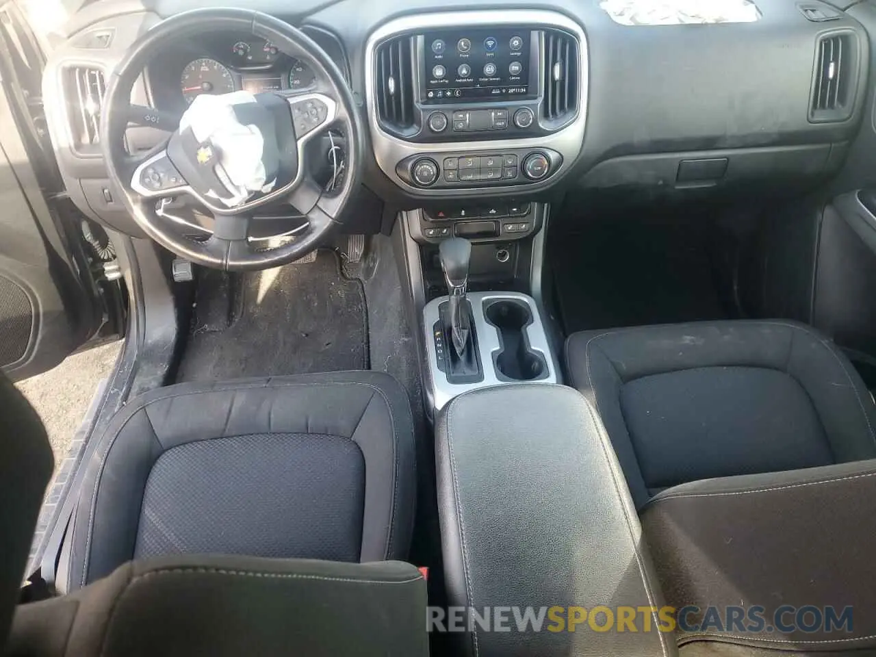 8 fotografías del automóvil dañado 1GCGTCEN4N1182573 CHEVROLET COLORADO 2022