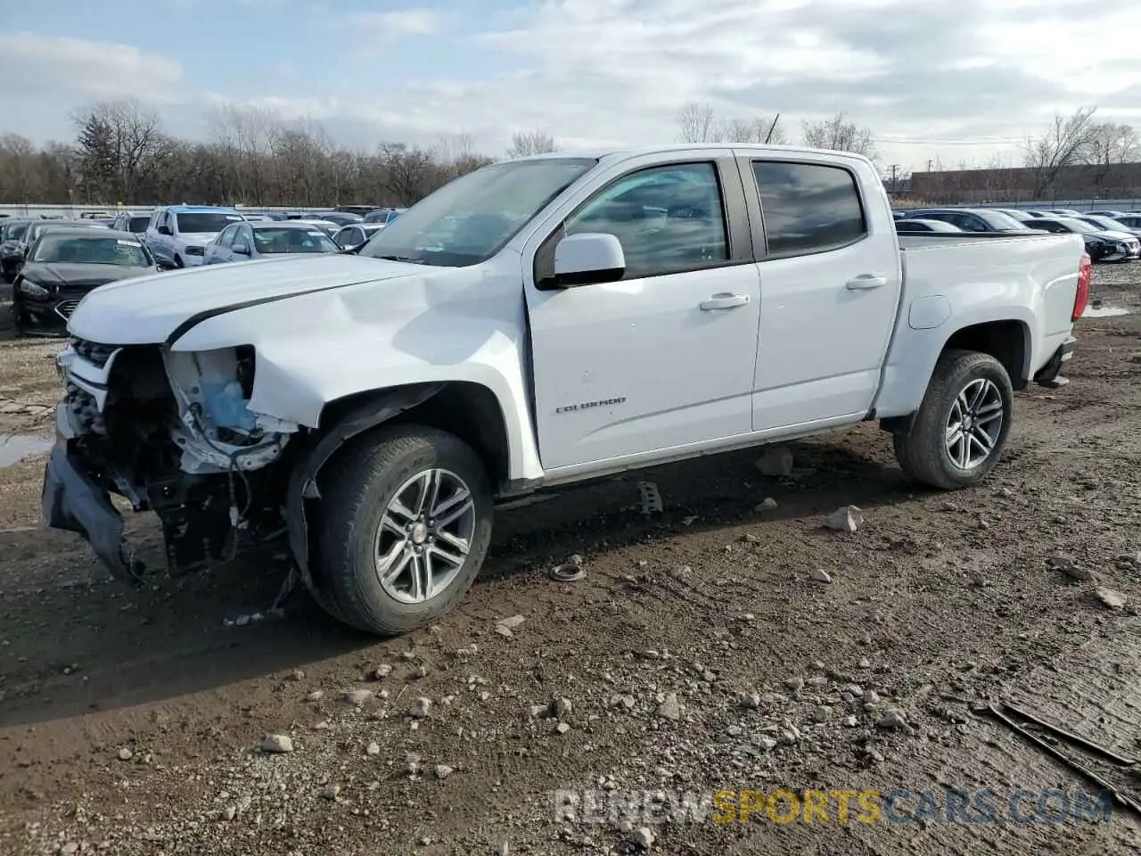 1 fotografías del automóvil dañado 1GCGTCEN5N1244627 CHEVROLET COLORADO 2022