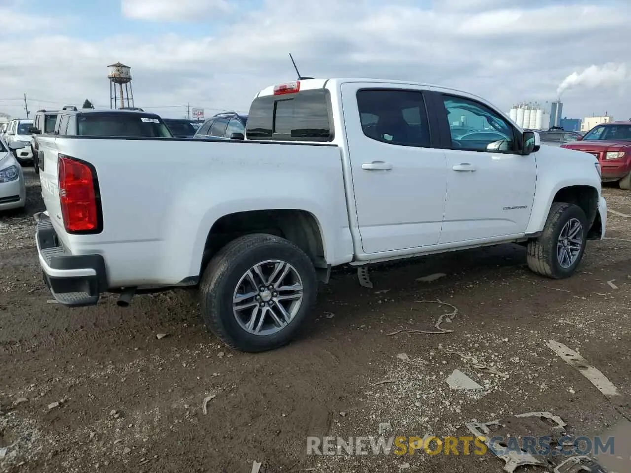 3 fotografías del automóvil dañado 1GCGTCEN5N1244627 CHEVROLET COLORADO 2022