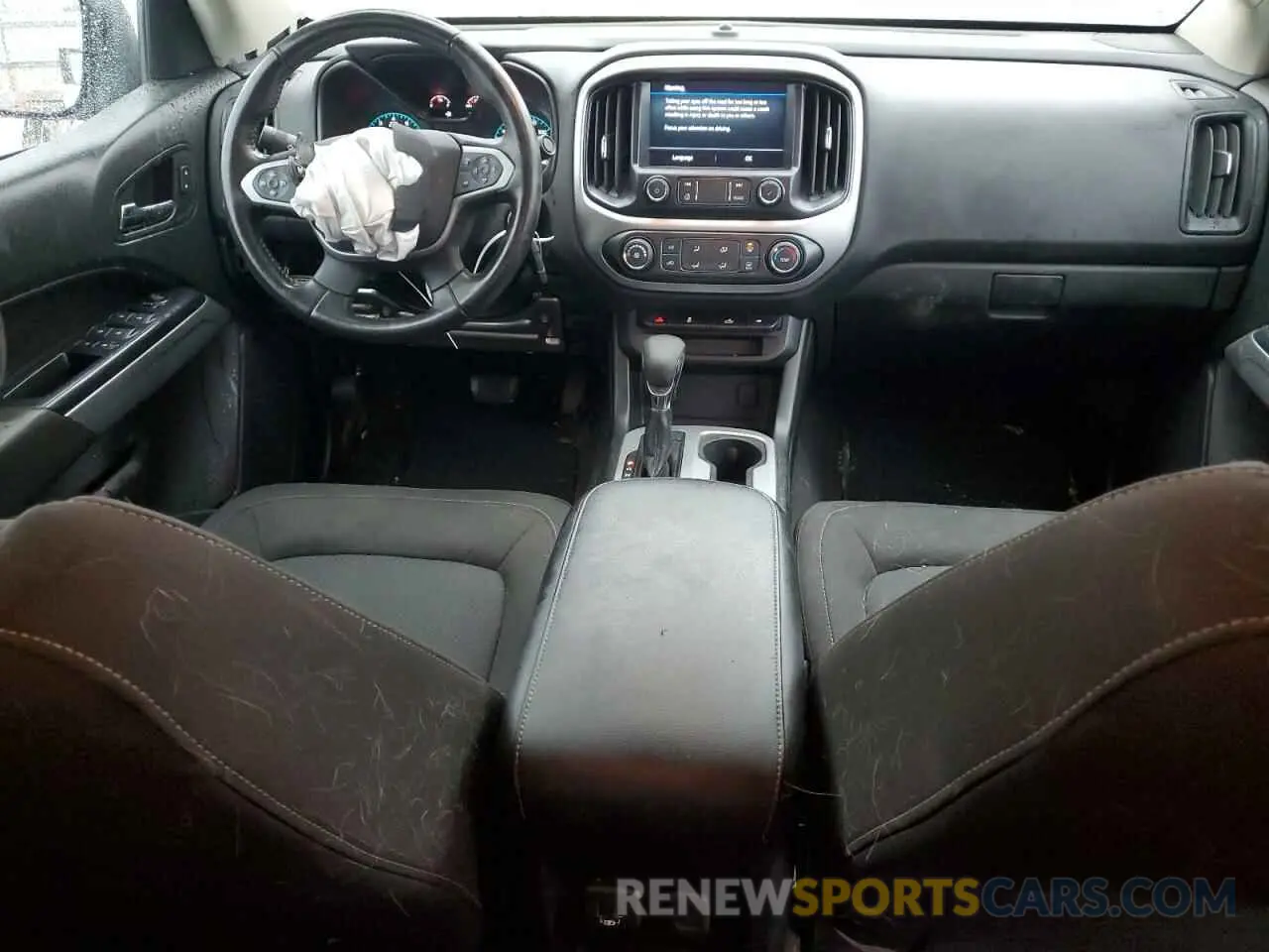 8 fotografías del automóvil dañado 1GCGTCEN5N1244627 CHEVROLET COLORADO 2022
