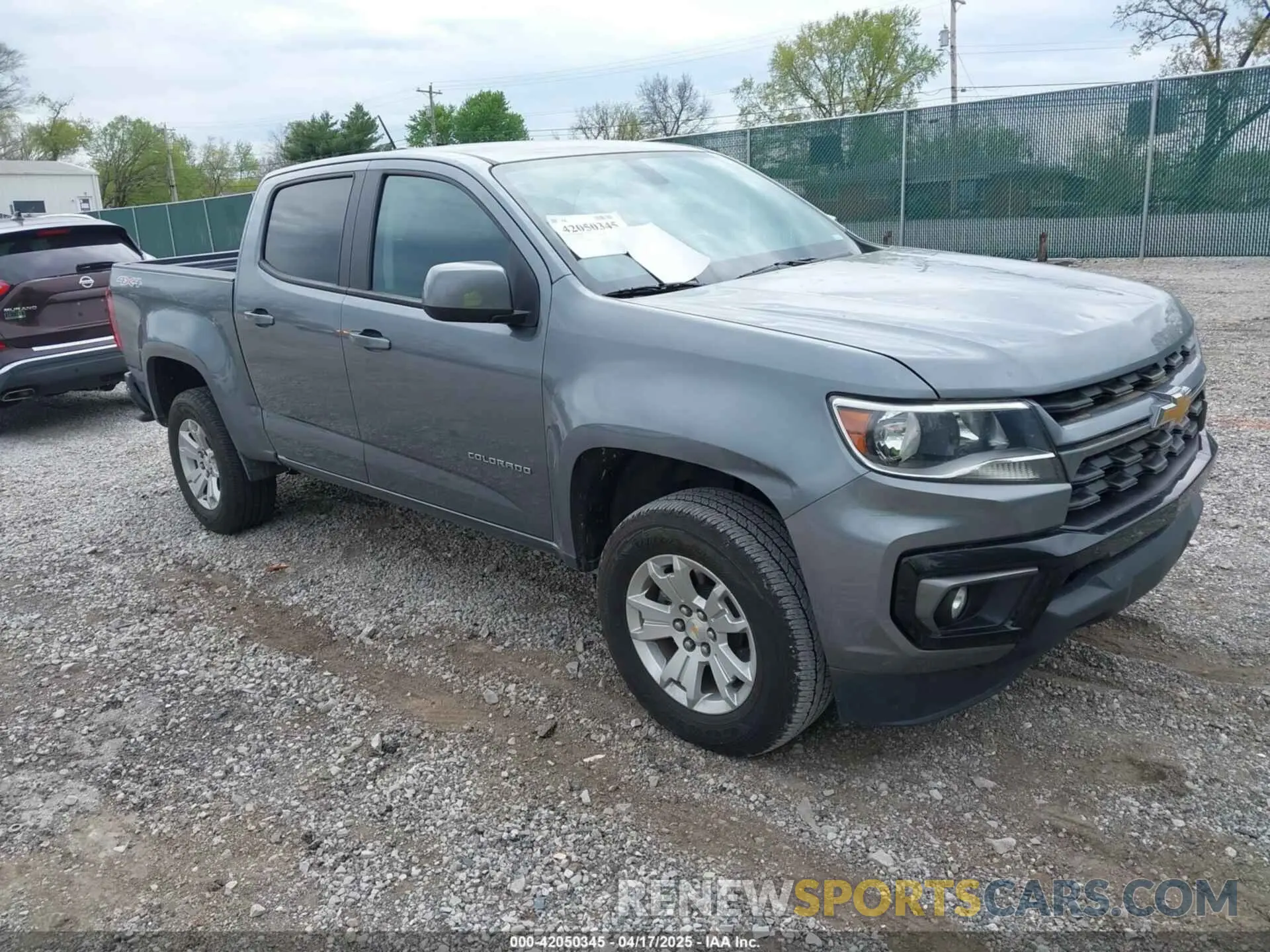 1 fotografías del automóvil dañado 1GCGTCEN8N1227420 CHEVROLET COLORADO 2022