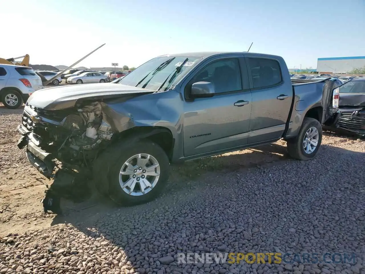 1 fotografías del automóvil dañado 1GCGTCEN8N1271286 CHEVROLET COLORADO 2022