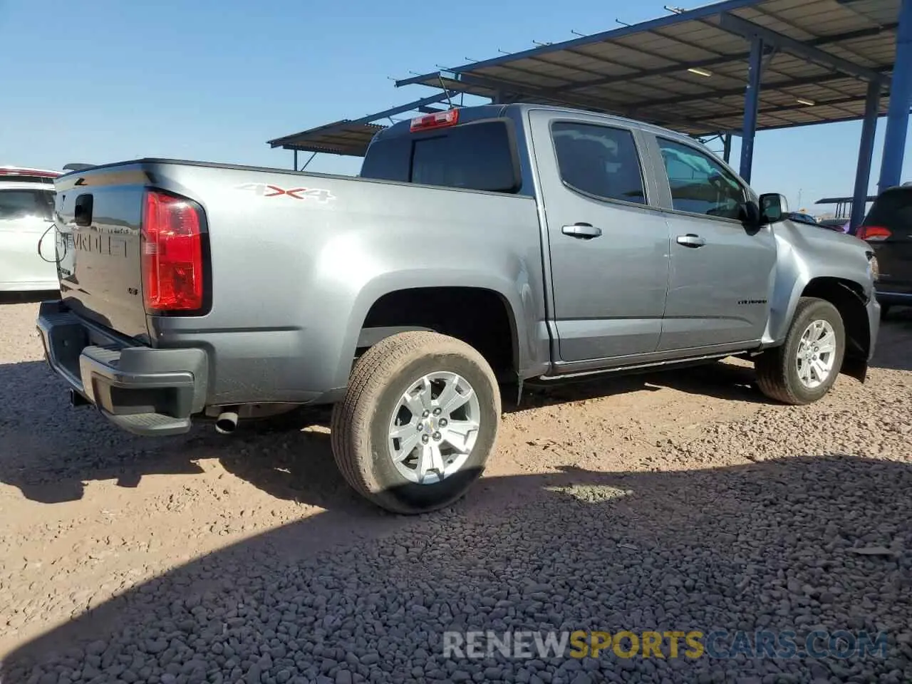 3 fotografías del automóvil dañado 1GCGTCEN8N1271286 CHEVROLET COLORADO 2022