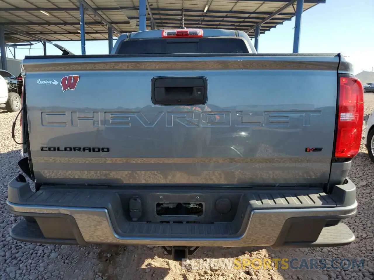 6 fotografías del automóvil dañado 1GCGTCEN8N1271286 CHEVROLET COLORADO 2022